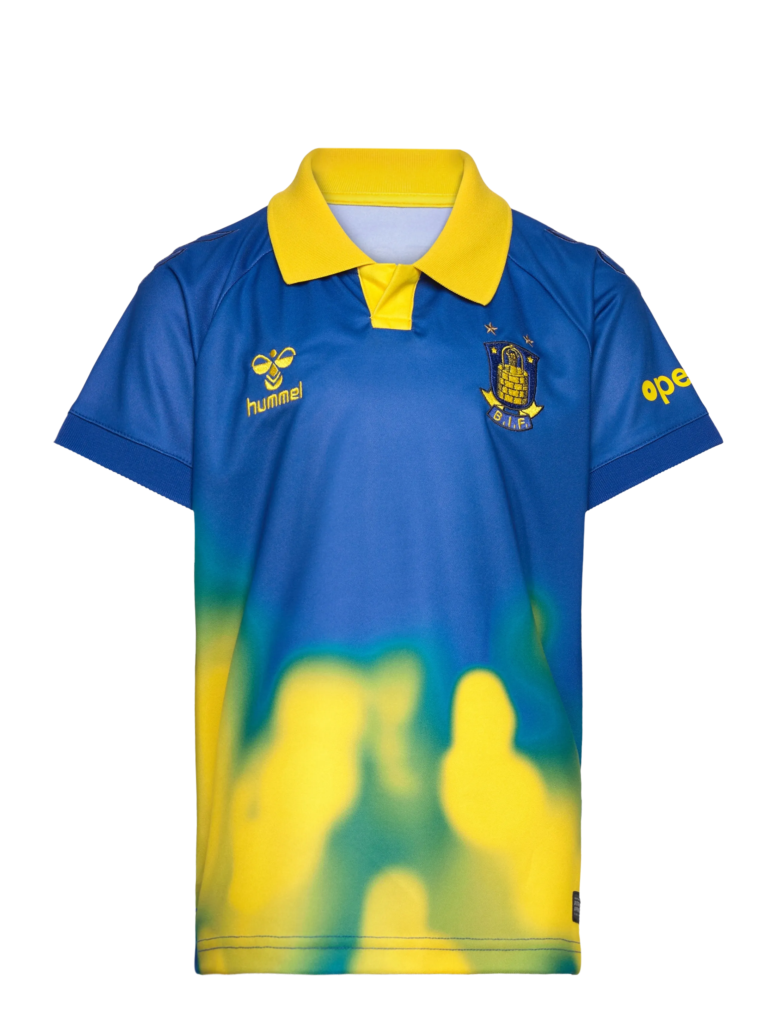 Hummel Bif 25/26 Away Jersey S/S Kids, Børn, Børne Kortærmet Udebanetrøje, Blå, Str: 128