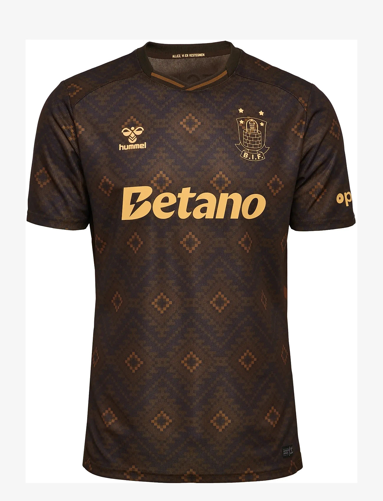 Hummel - BIF 25/26 THIRD JERSEY S/S - jalgpallisärgid - brown - 0