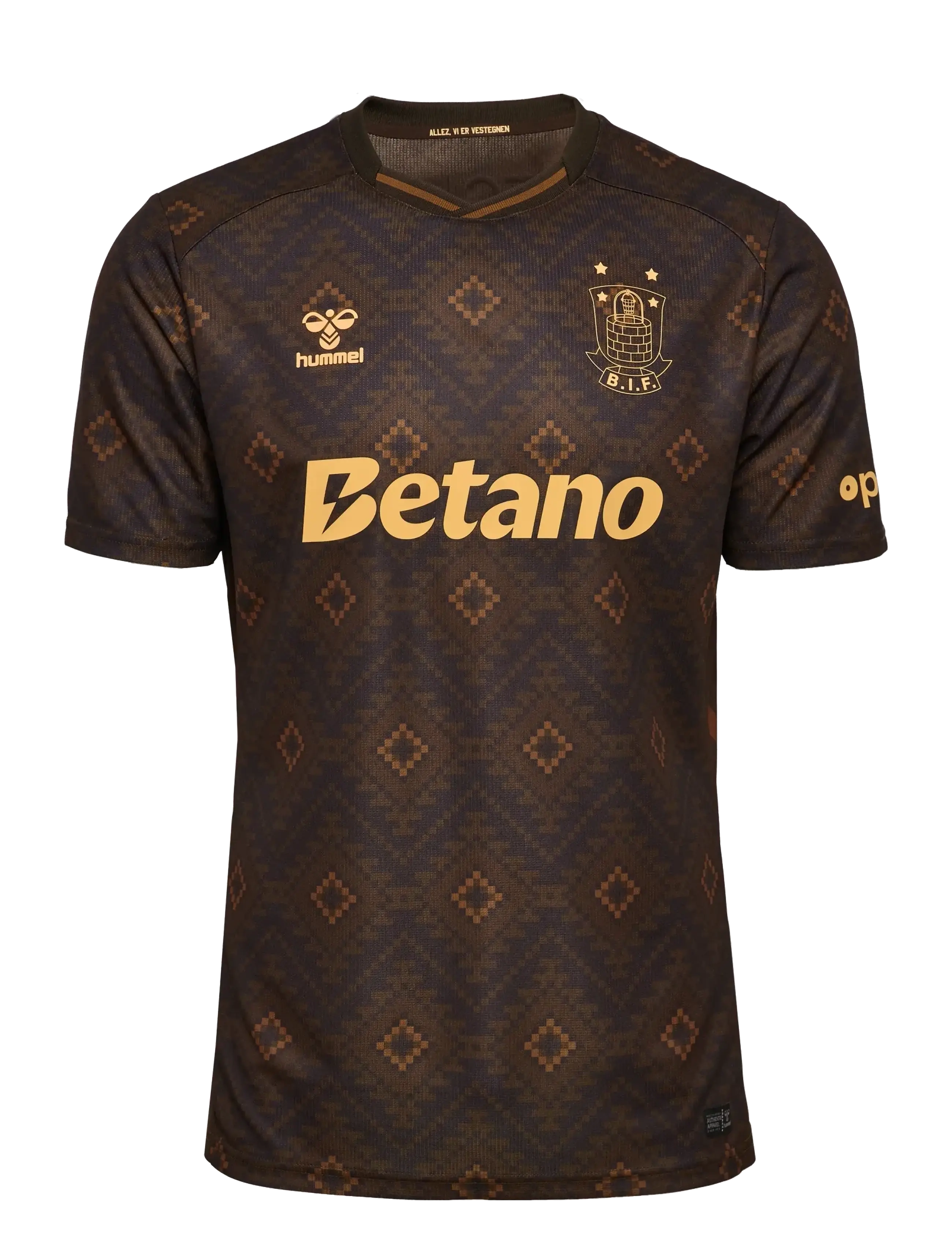 Hummel BIF 25/26 THIRD JERSEY S/S - Clothing - BROWN / brown