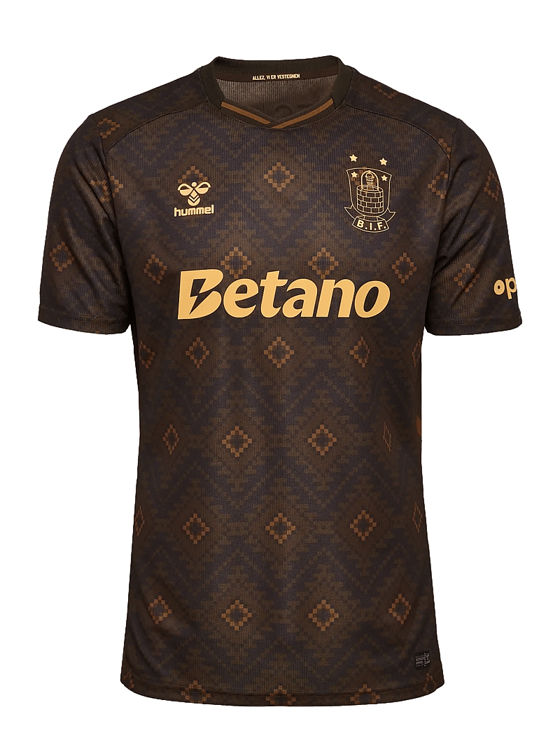 Hummel - BIF 25/26 THIRD JERSEY S/S - jalgpallisärgid - brown - 0