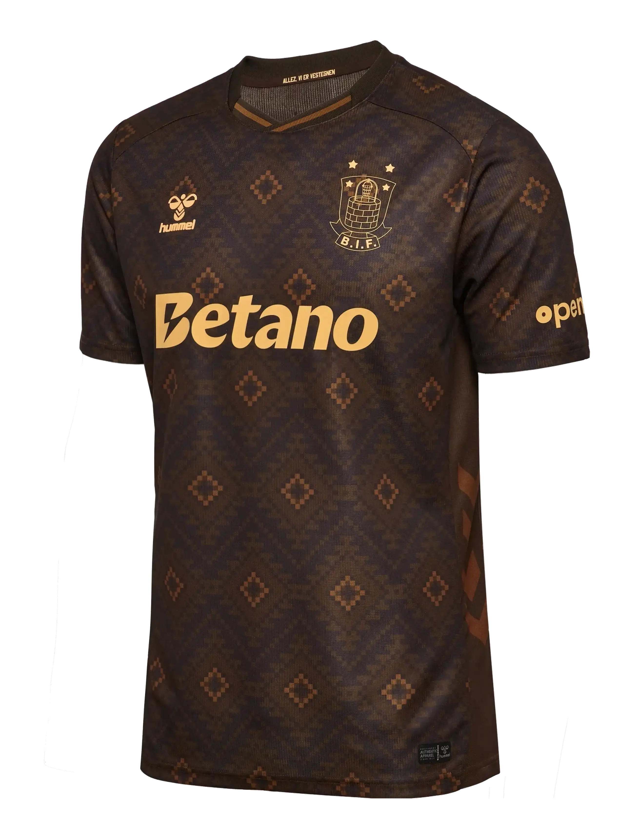Hummel - BIF 25/26 THIRD JERSEY S/S - fotbollströjor - brown - 1