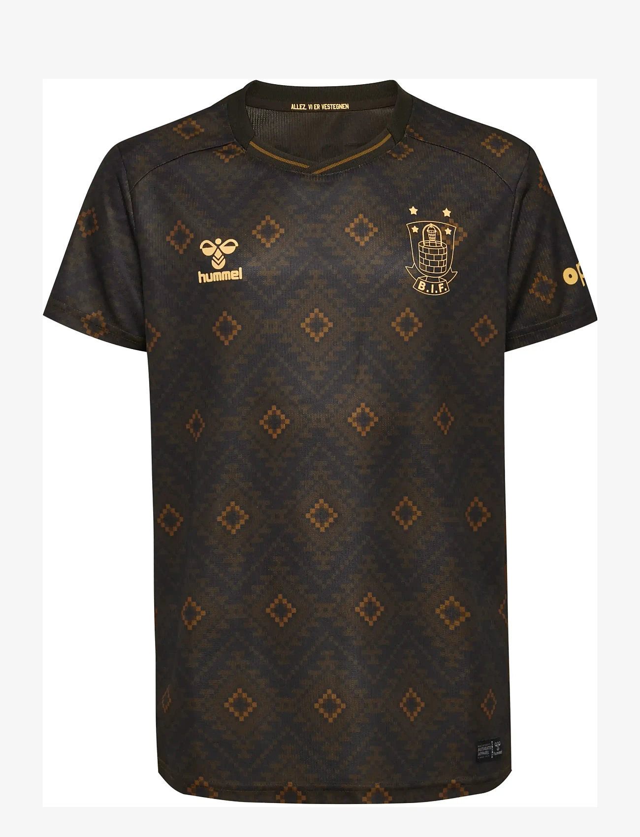 Hummel - BIF 25/26 THIRD JERSEY S/S KIDS - sporttoppar - brown - 0
