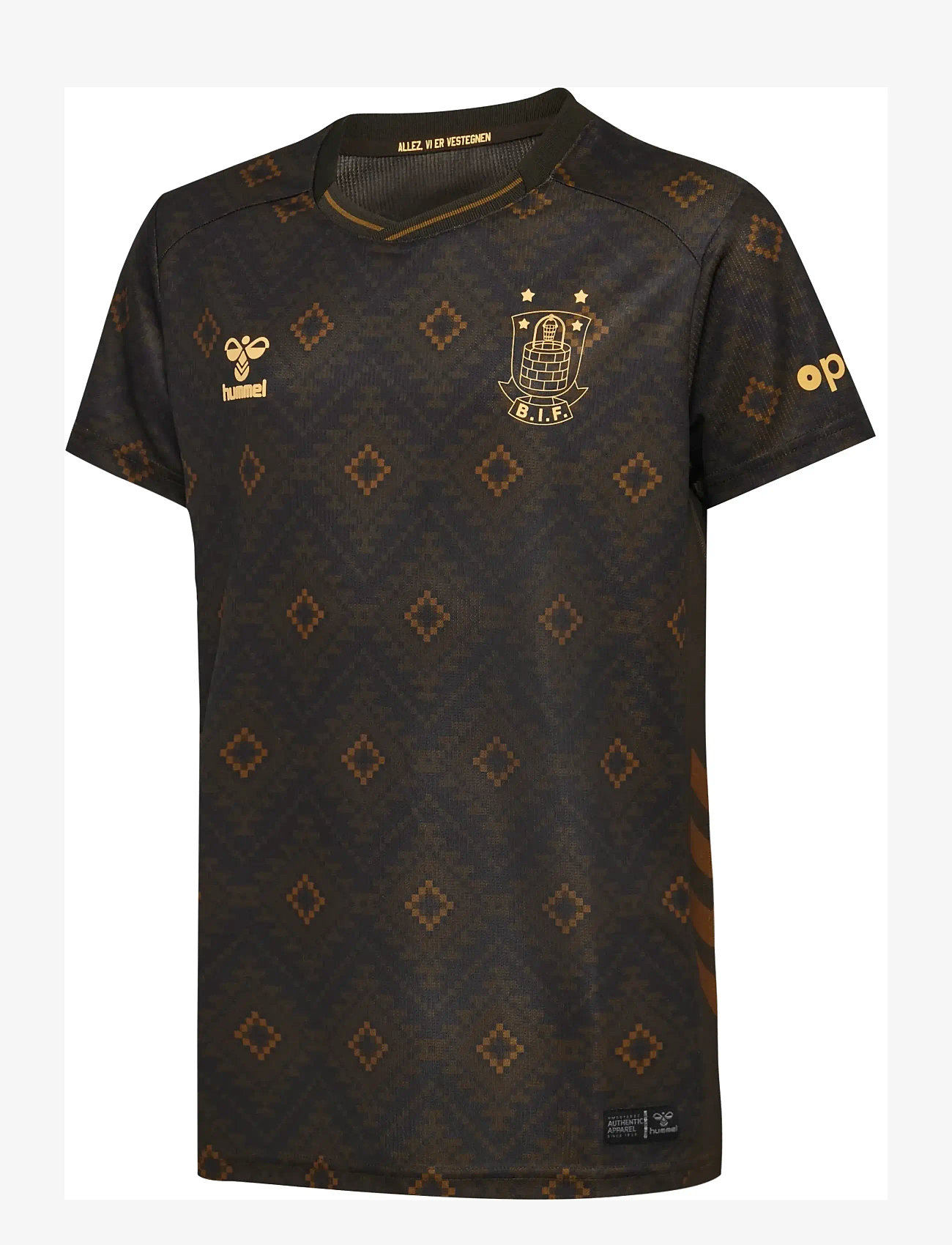 Hummel - BIF 25/26 THIRD JERSEY S/S KIDS - sporttoppar - brown - 1