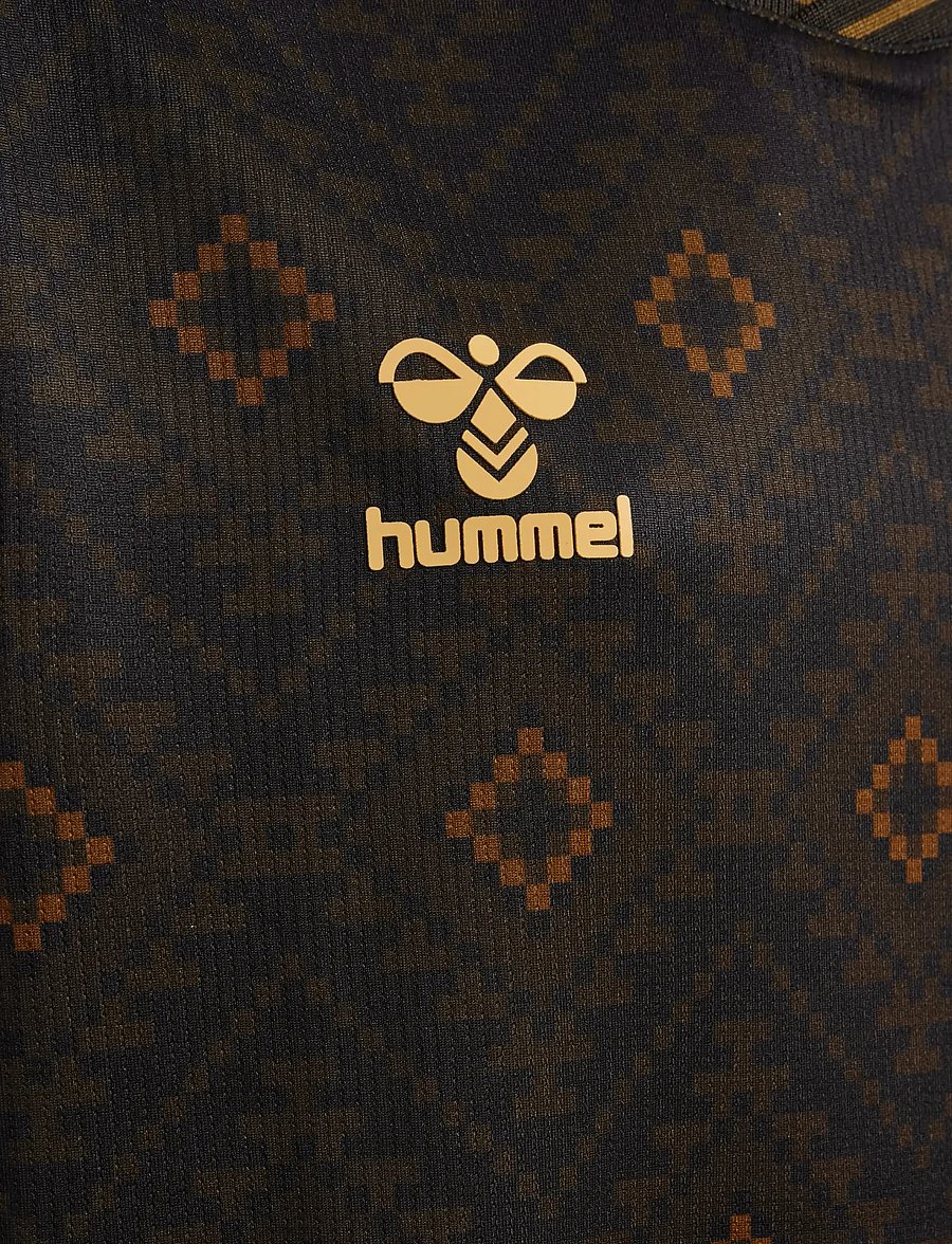 Hummel - BIF 25/26 THIRD JERSEY S/S KIDS - sportoberteile - brown - 4