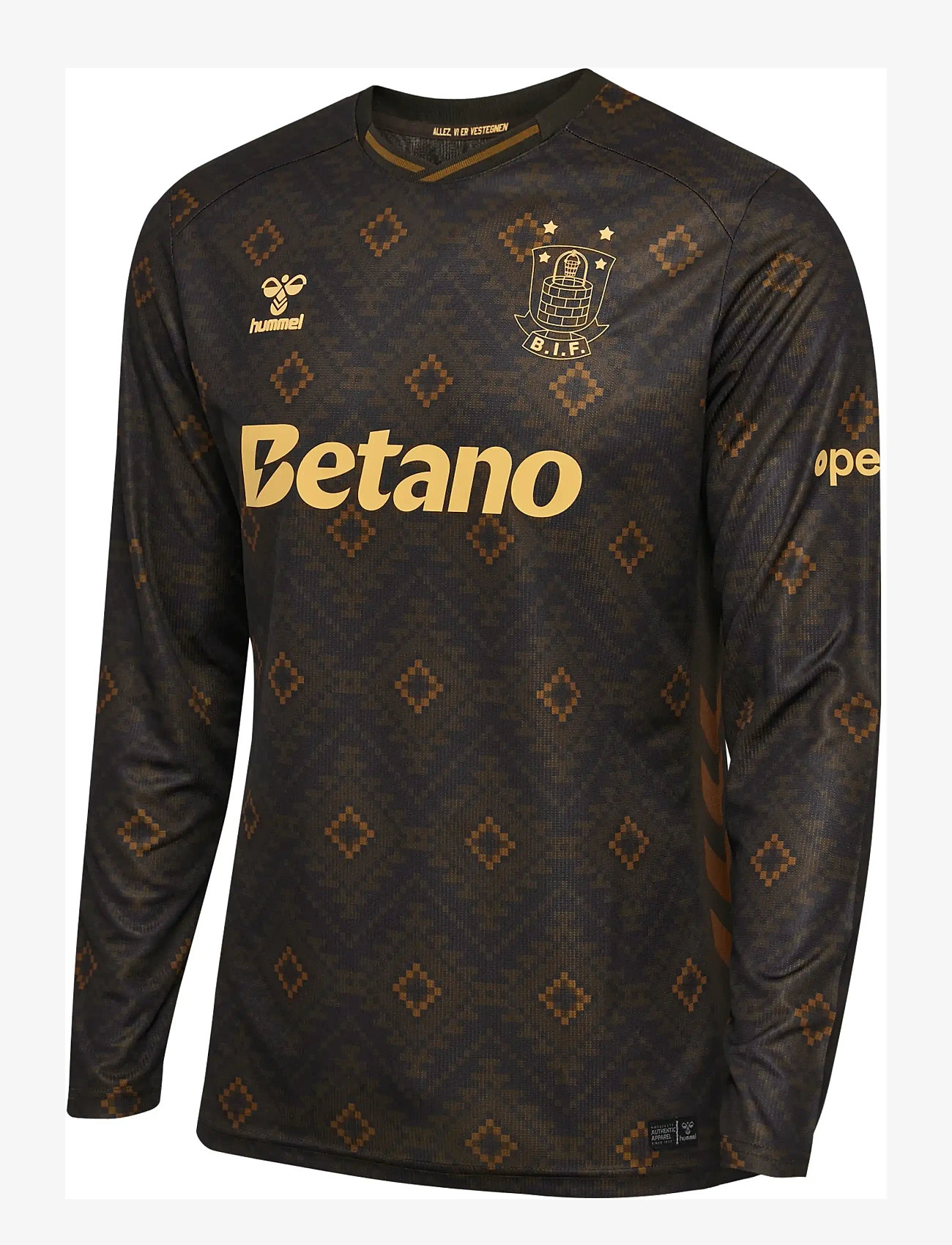 Hummel - BIF 25/26 THIRD JERSEY L/S - football shirts - brown - 1