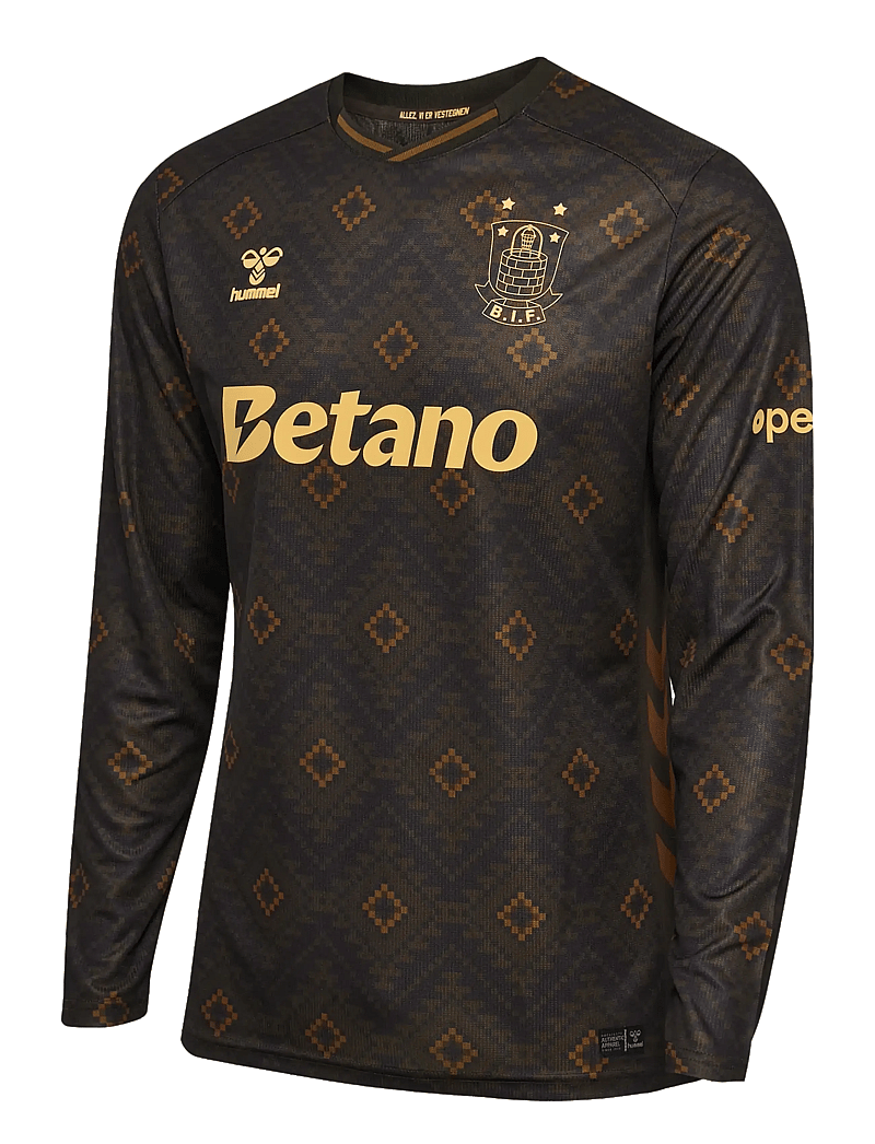 Hummel - BIF 25/26 THIRD JERSEY L/S - football shirts - brown - 1