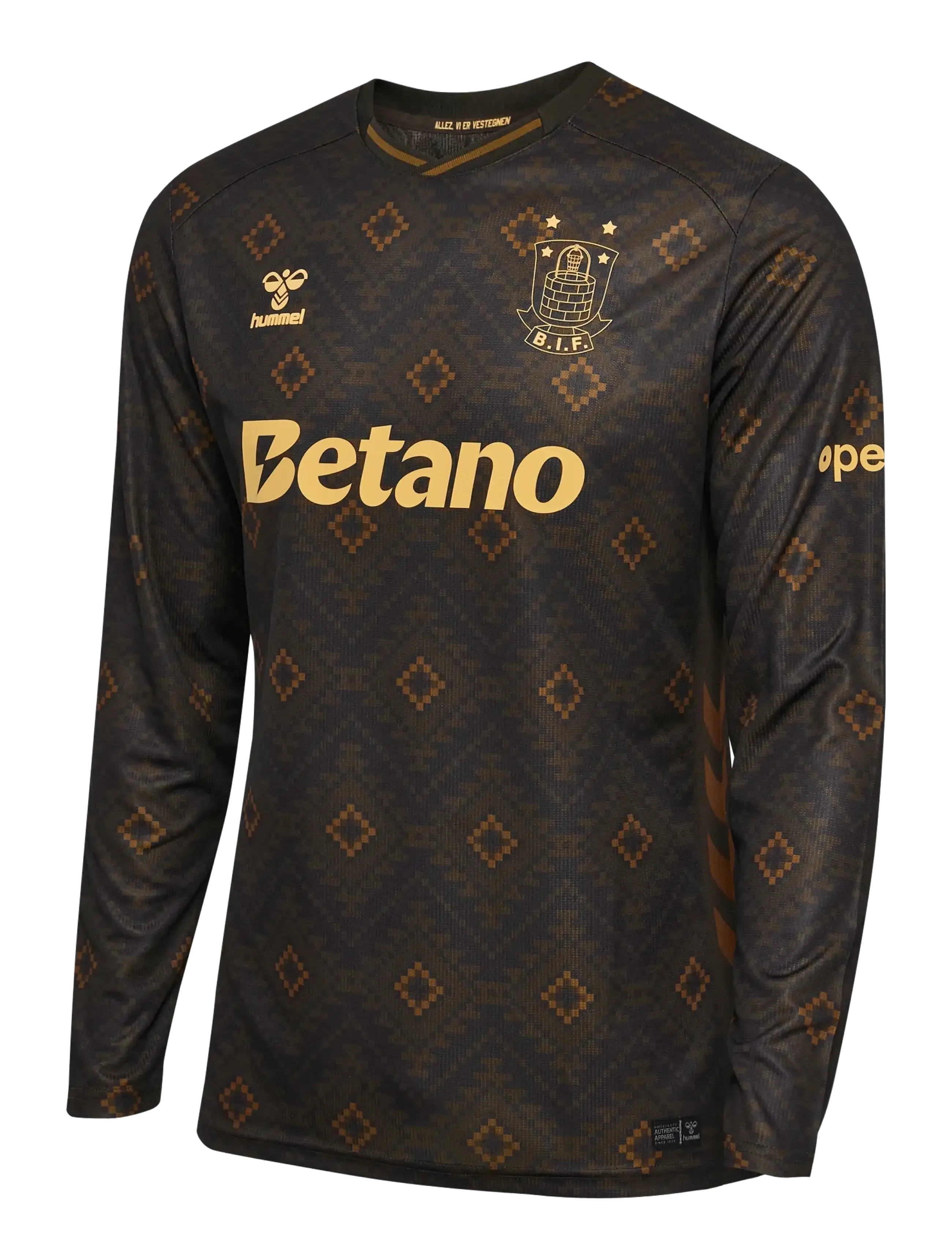Hummel - BIF 25/26 THIRD JERSEY L/S - fußballoberteile - brown - 1