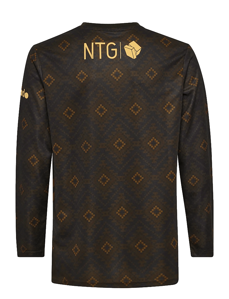 Hummel - BIF 25/26 THIRD JERSEY L/S KIDS - sporttoppar - brown - 1