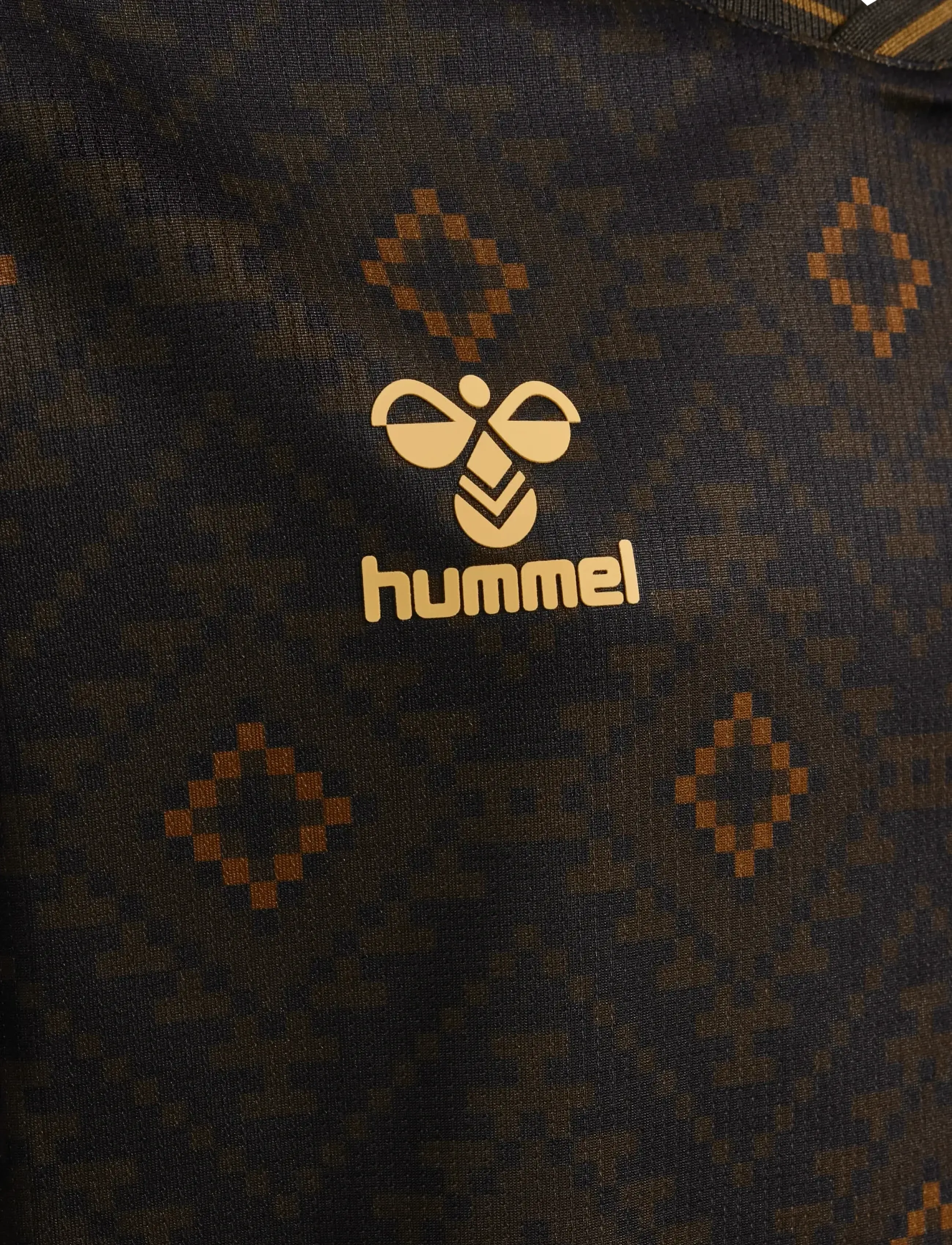 Hummel - BIF 25/26 THIRD JERSEY L/S KIDS - sports tops - brown - 3