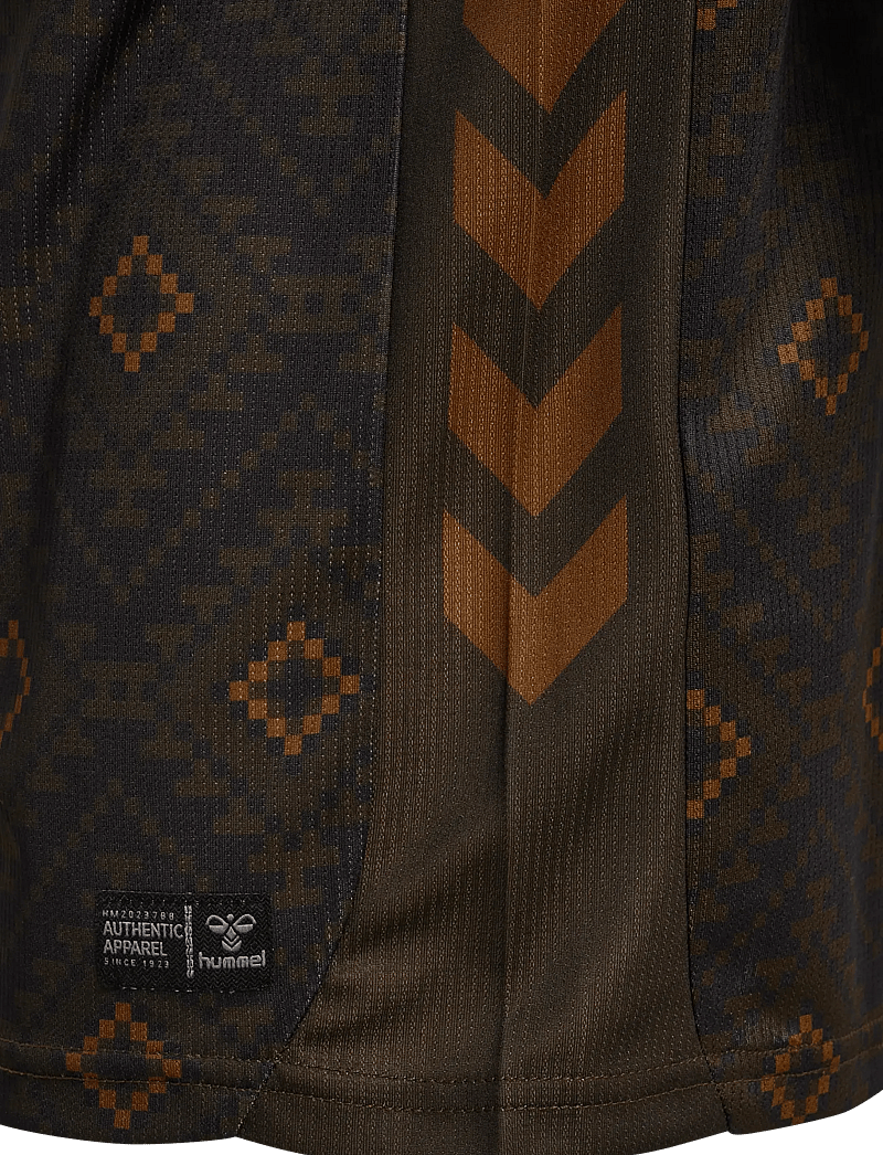 Hummel - BIF 25/26 THIRD JERSEY L/S KIDS - sporttoppar - brown - 4