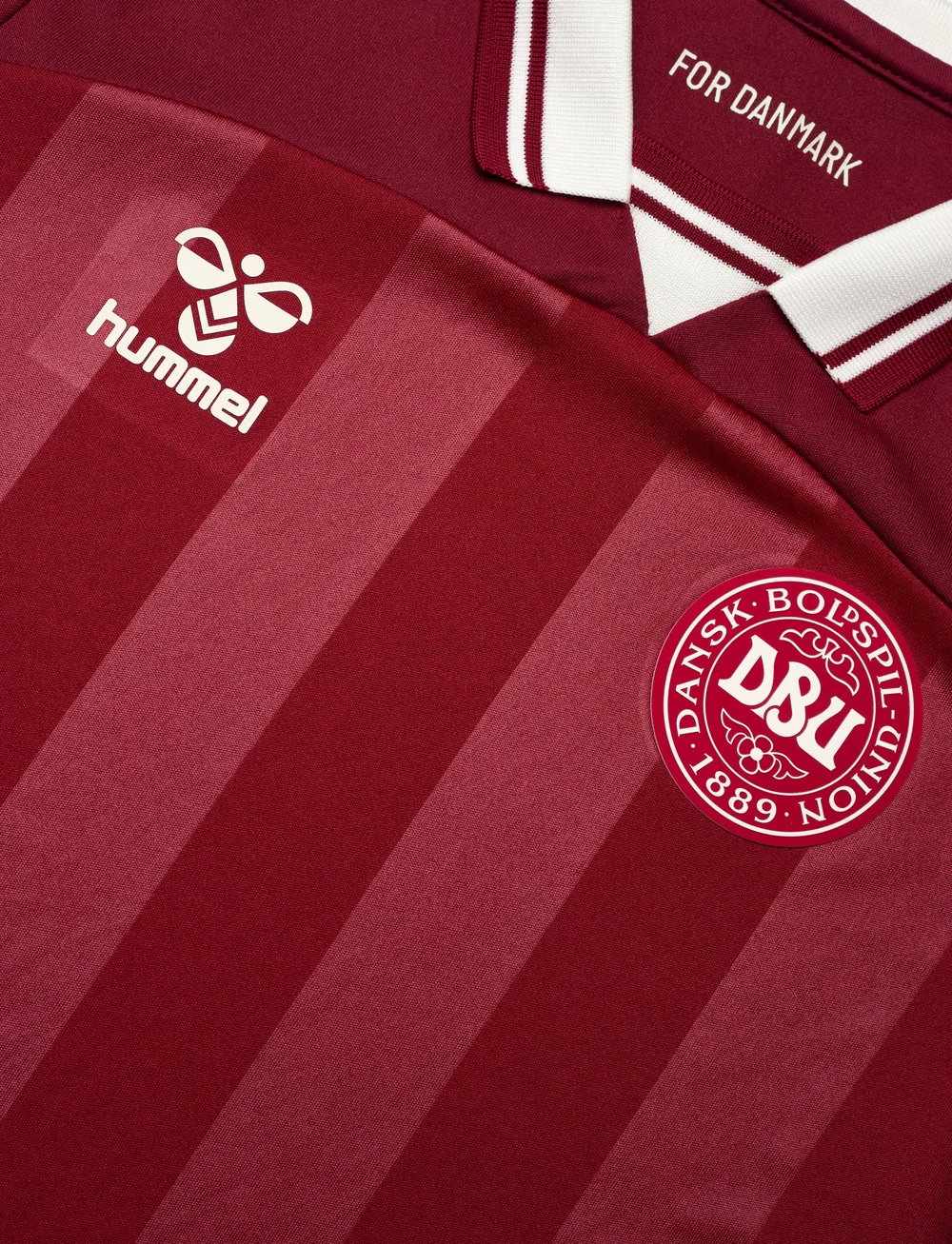 Hummel - DBU WOMAN 25 HOME JERSEY S/S KIDS - sporttoppar - chili pepper - 2