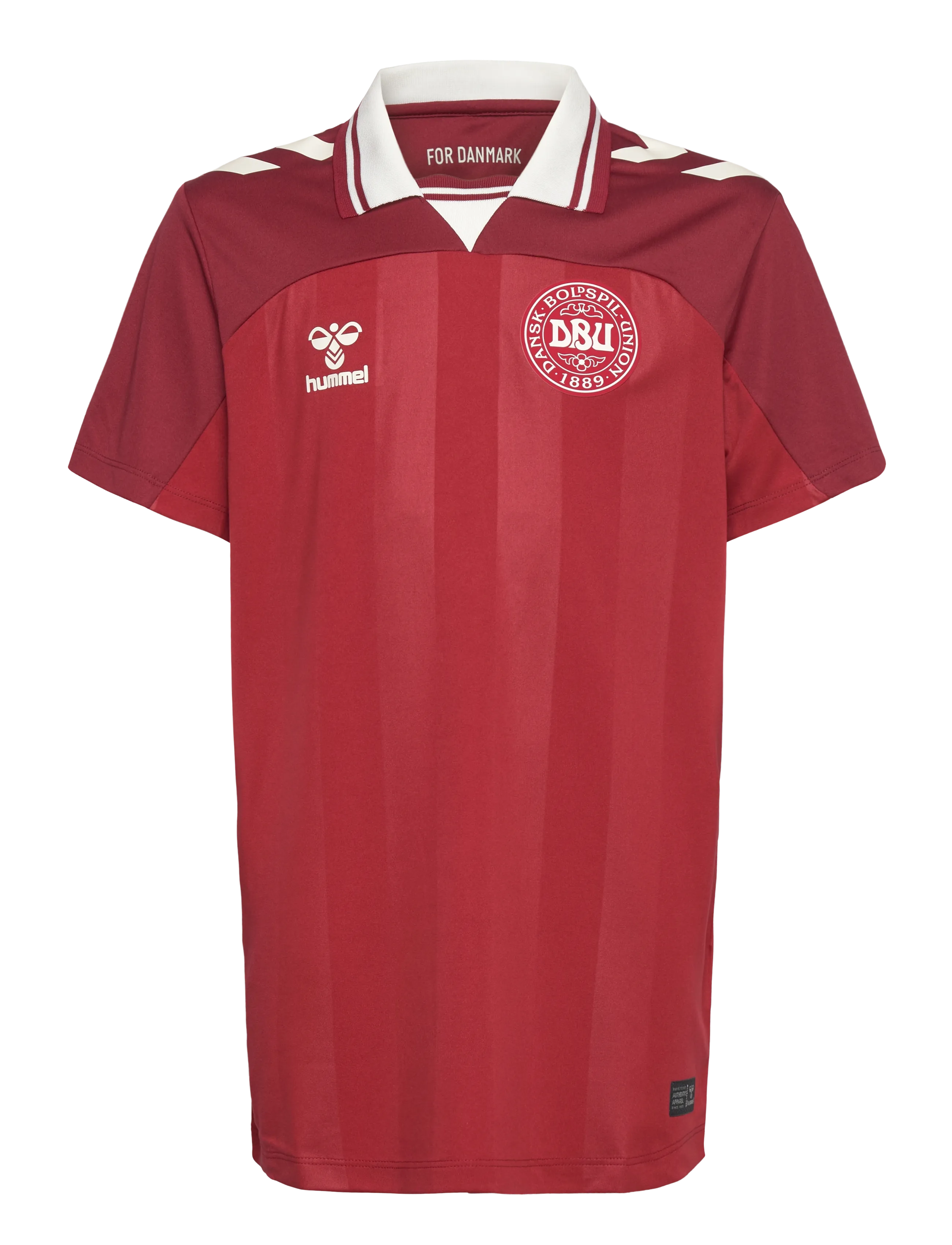 Hummel - DBU WOMAN 25 HOME JERSEY S/S UNI - fótboltatreyjur - chili pepper - 0