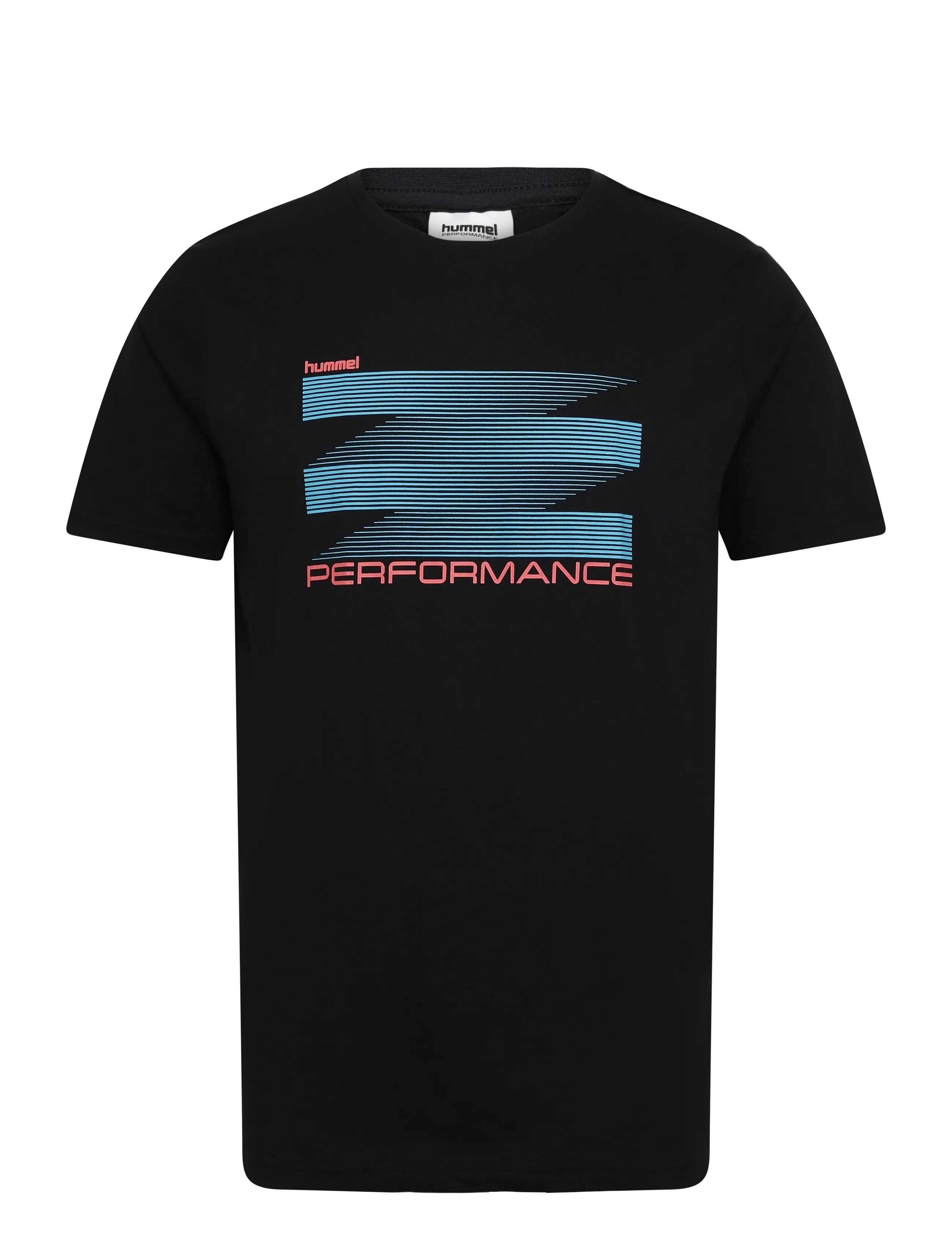 Hummel hmlPULSE GRAPHIC T-SHIRT S/S - Hummel - BLACK / black