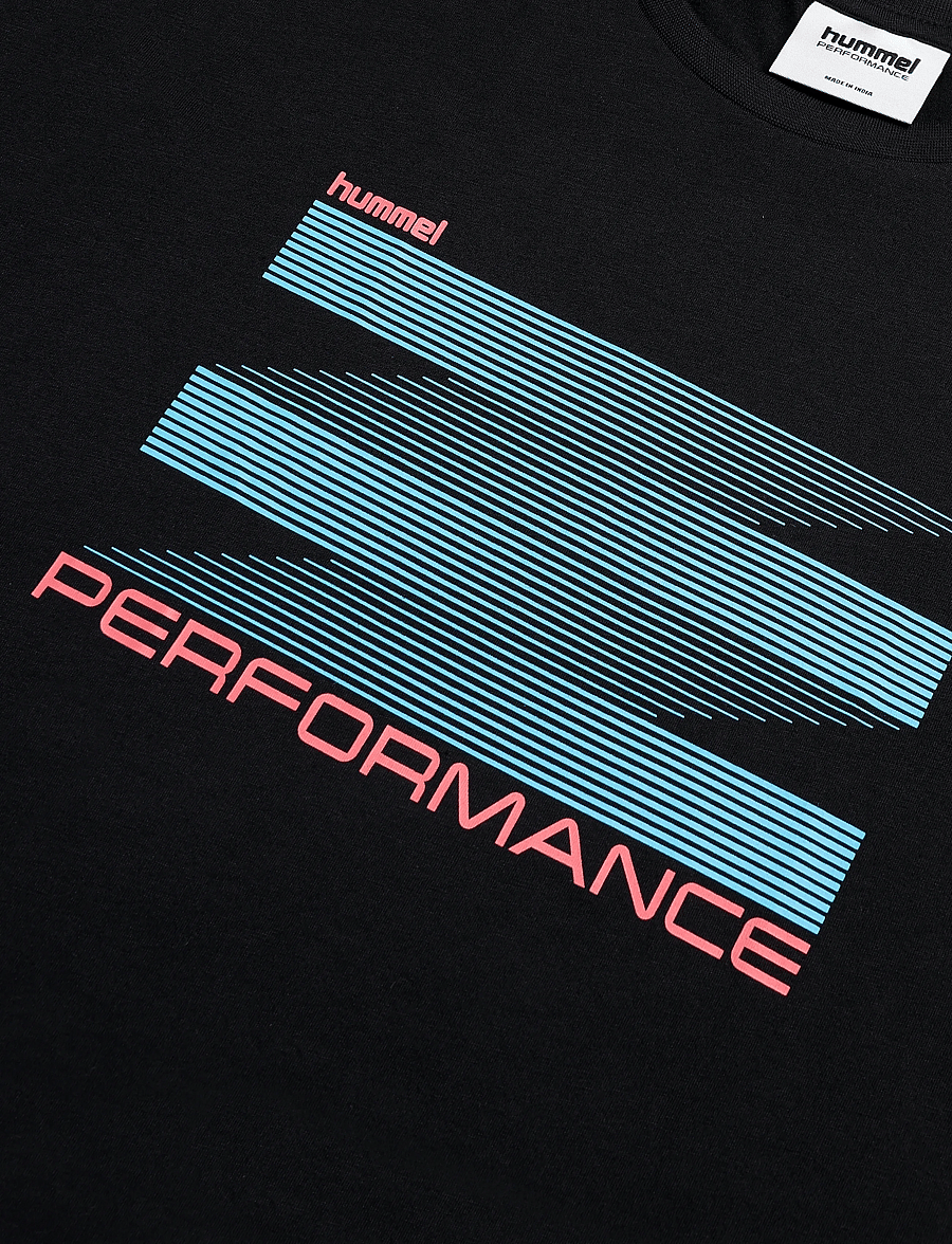 Hummel - hmlPULSE GRAPHIC T-SHIRT S/S - t-shirts - black - 2