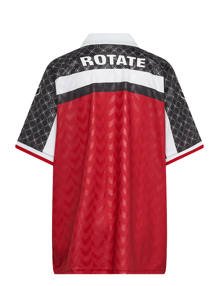 Hummel - DBU-ROTATE WOMAN 25 HOME JRS S/S KI - polos à manches courtes - tango red - 1