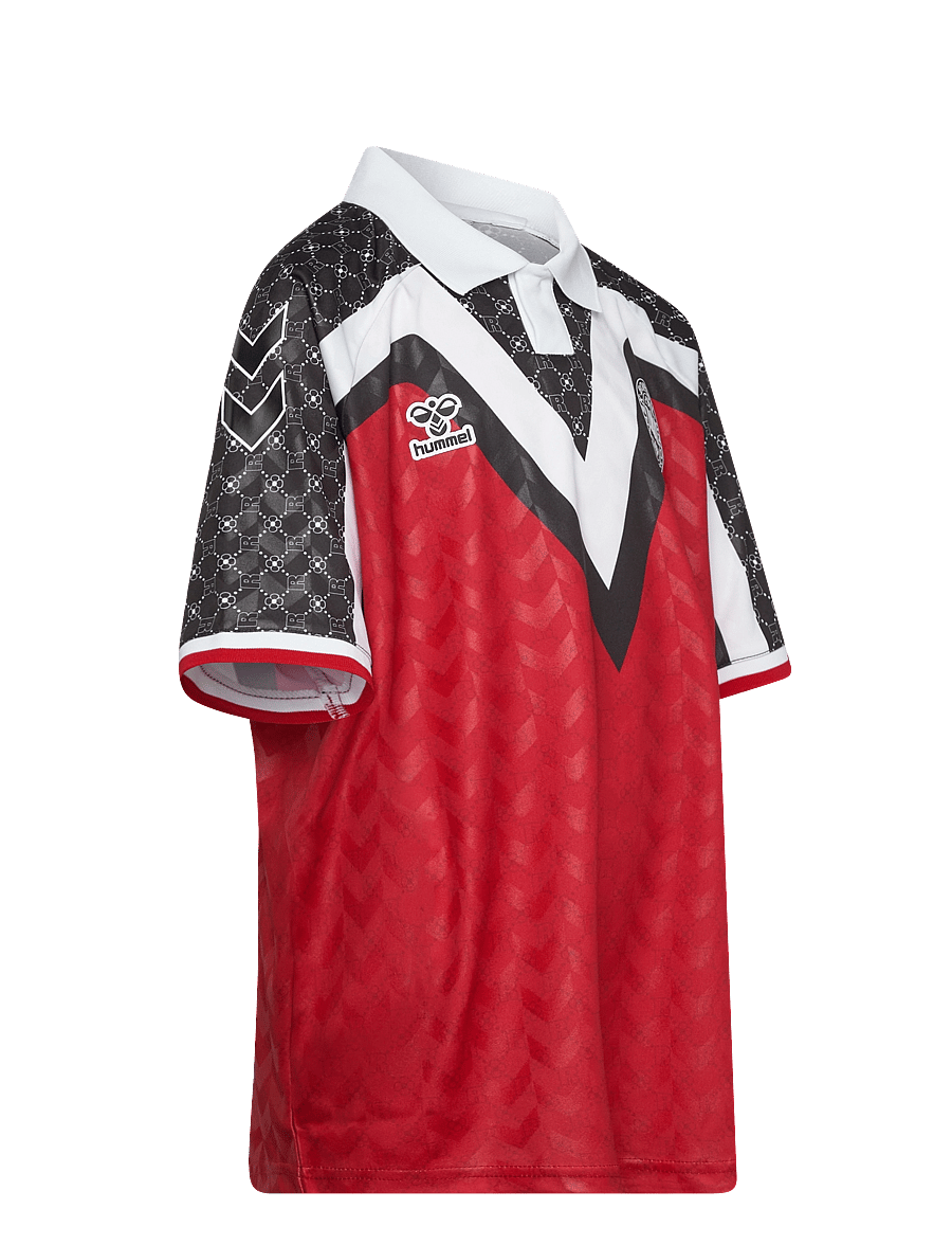 Hummel - DBU-ROTATE WOMAN 25 HOME JRS S/S KI - polos à manches courtes - tango red - 3