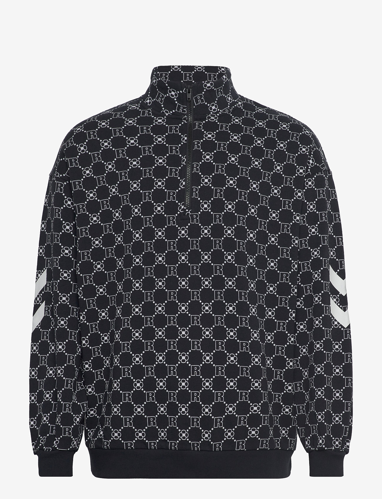 Hummel - hmlOVERSIZED HALFZIP DBU ROTATE - black - 0