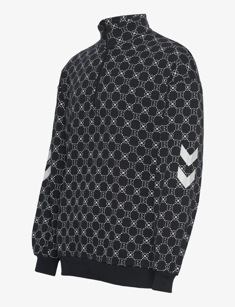 Hummel - hmlOVERSIZED HALFZIP DBU ROTATE - overdele - black - 2