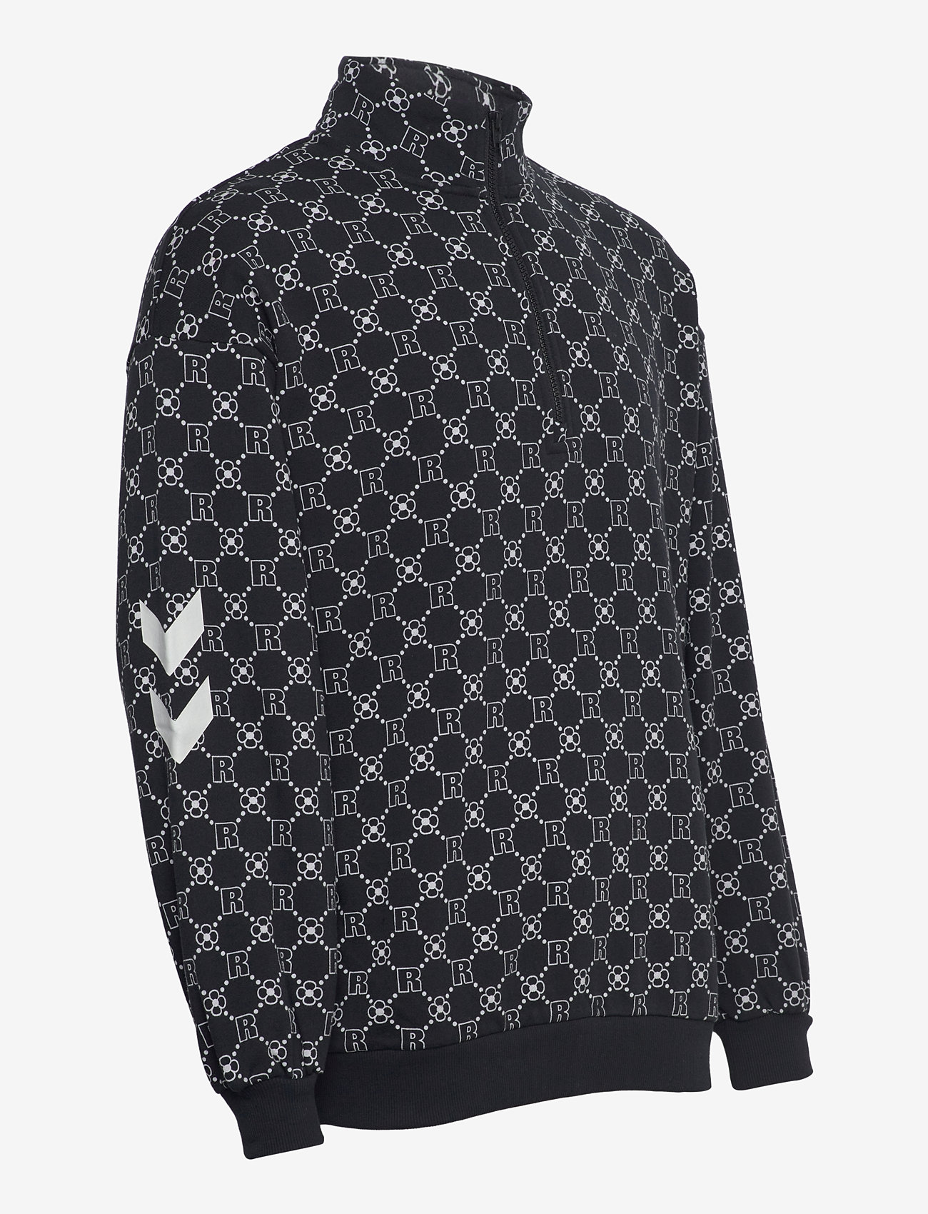 Hummel - hmlOVERSIZED HALFZIP DBU ROTATE - black - 3