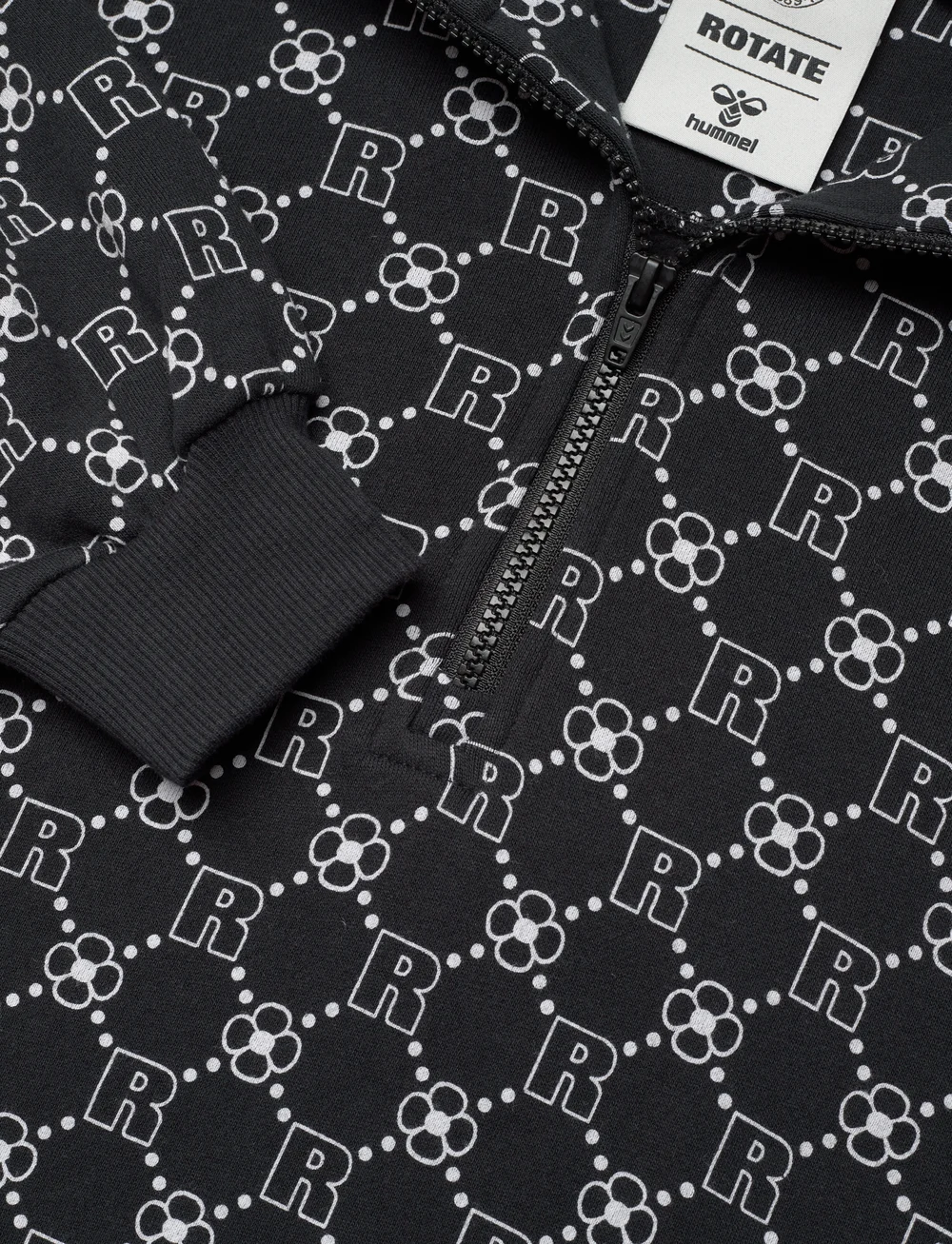 Hummel - hmlOVERSIZED HALFZIP DBU ROTATE - overdele - black - 4