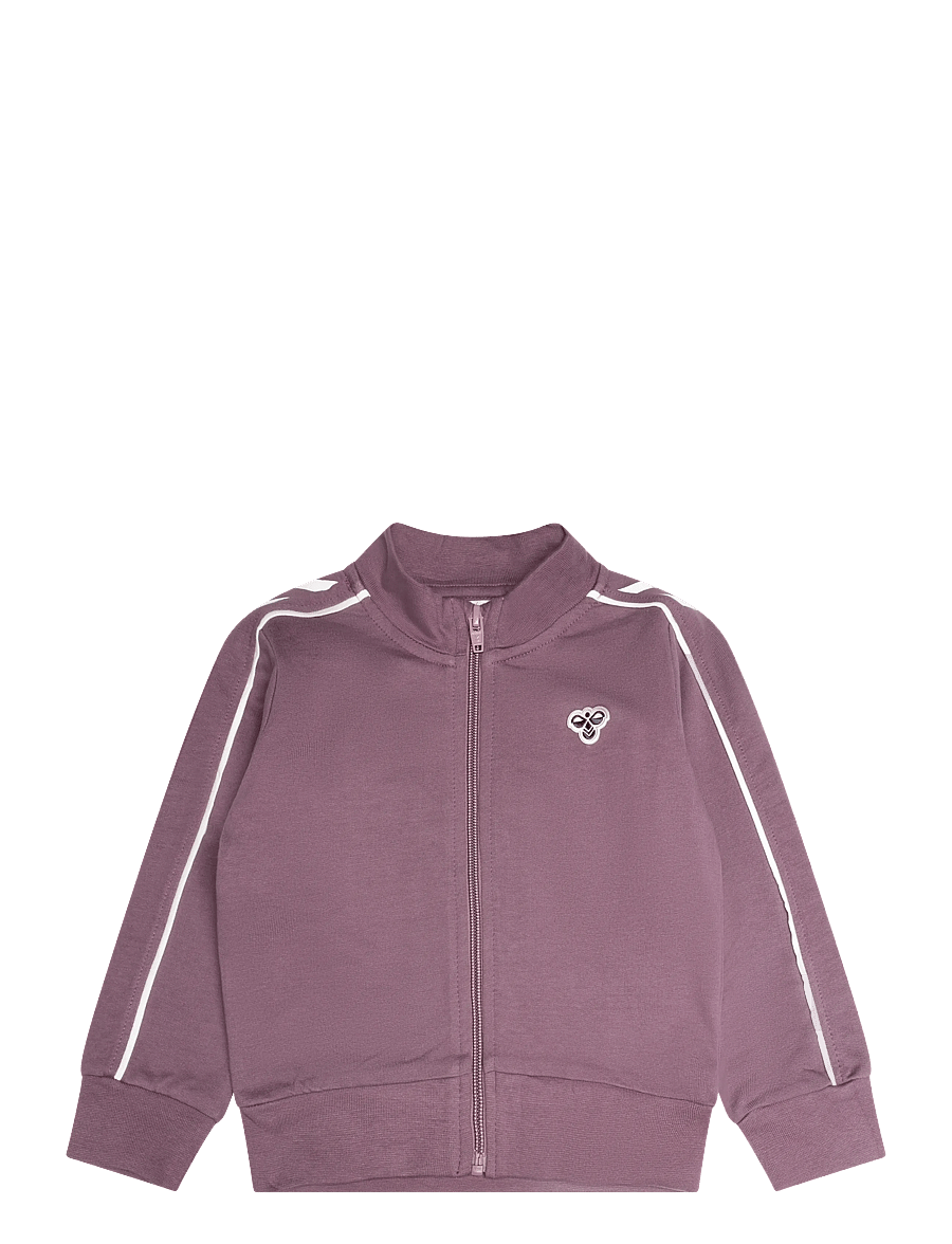 Hummel - hmlMINI CO REG TRACK SUIT - tracksuits & 2-piece sets - black plum - 0