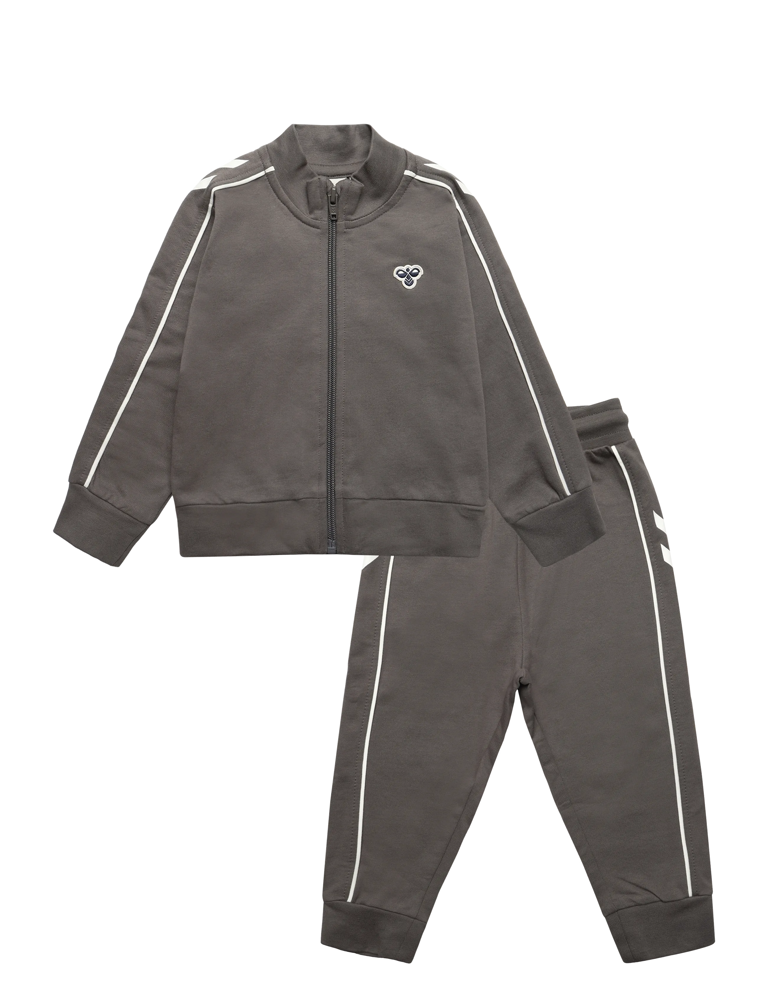 Hummel hmlMINI CO REG TRACK SUIT - Set - DARK GULL GRAY / grey