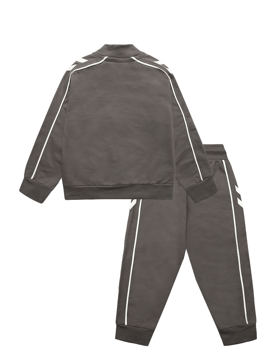 Hummel - hmlMINI CO REG TRACK SUIT - trainingsanzug - dark gull gray - 1