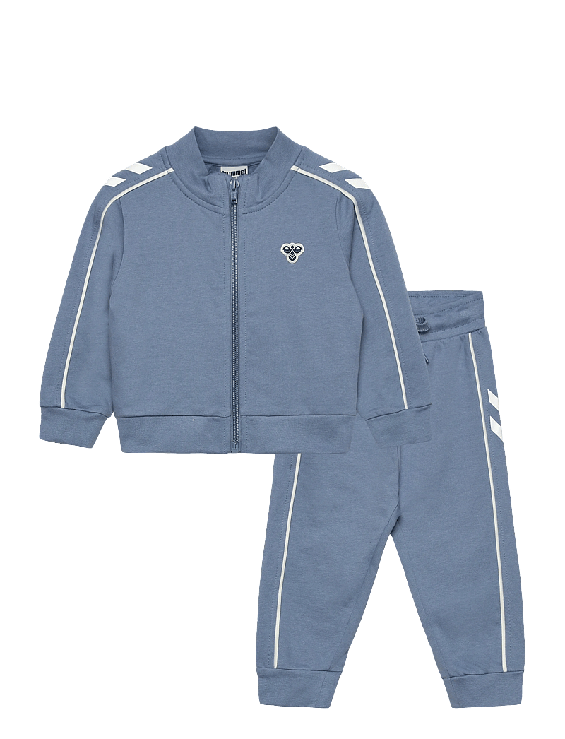 Hummel - hmlMINI CO REG TRACK SUIT - joggingset & tvådelade set - faded denim - 0