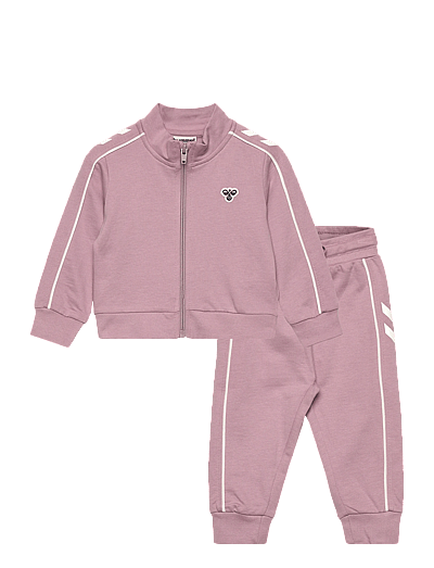 Hummel hmlMINI CO REG TRACK SUIT - Joggingsæt - MAUVE SHADOW / purple