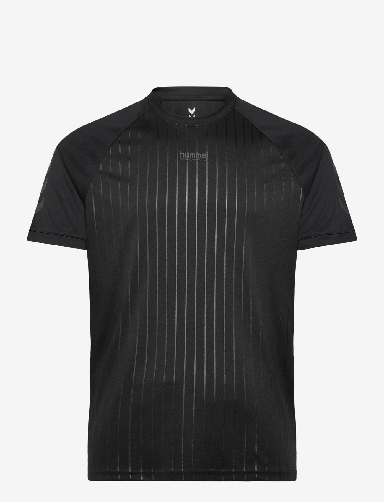 Hummel - hmlPULSE STRIPE T-SHIRT S/S - maillots de foot - black - 0