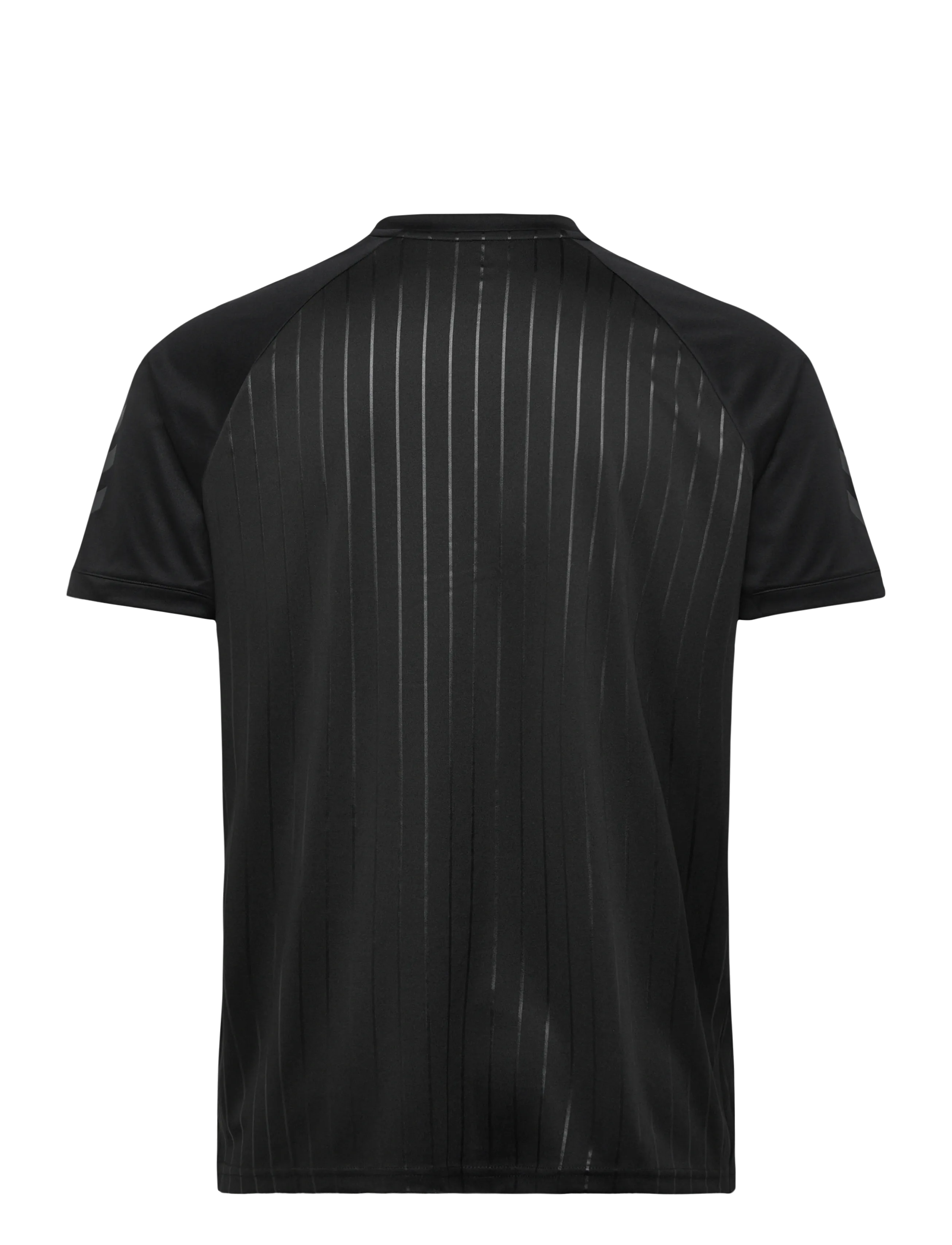 Hummel - hmlPULSE STRIPE T-SHIRT S/S - t-shirts - black - 1