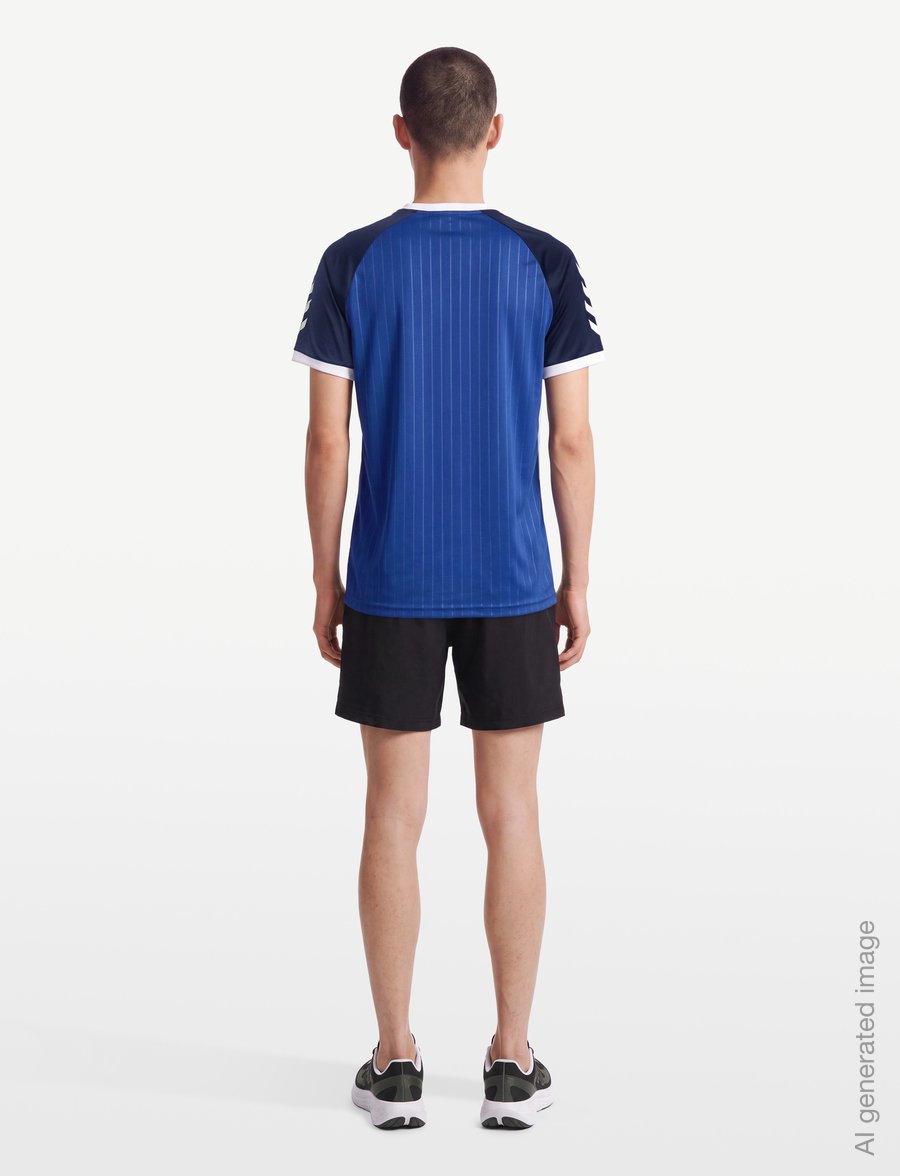 Hummel - hmlPULSE STRIPE T-SHIRT S/S - oberteile & t-shirts - surf the web - 4
