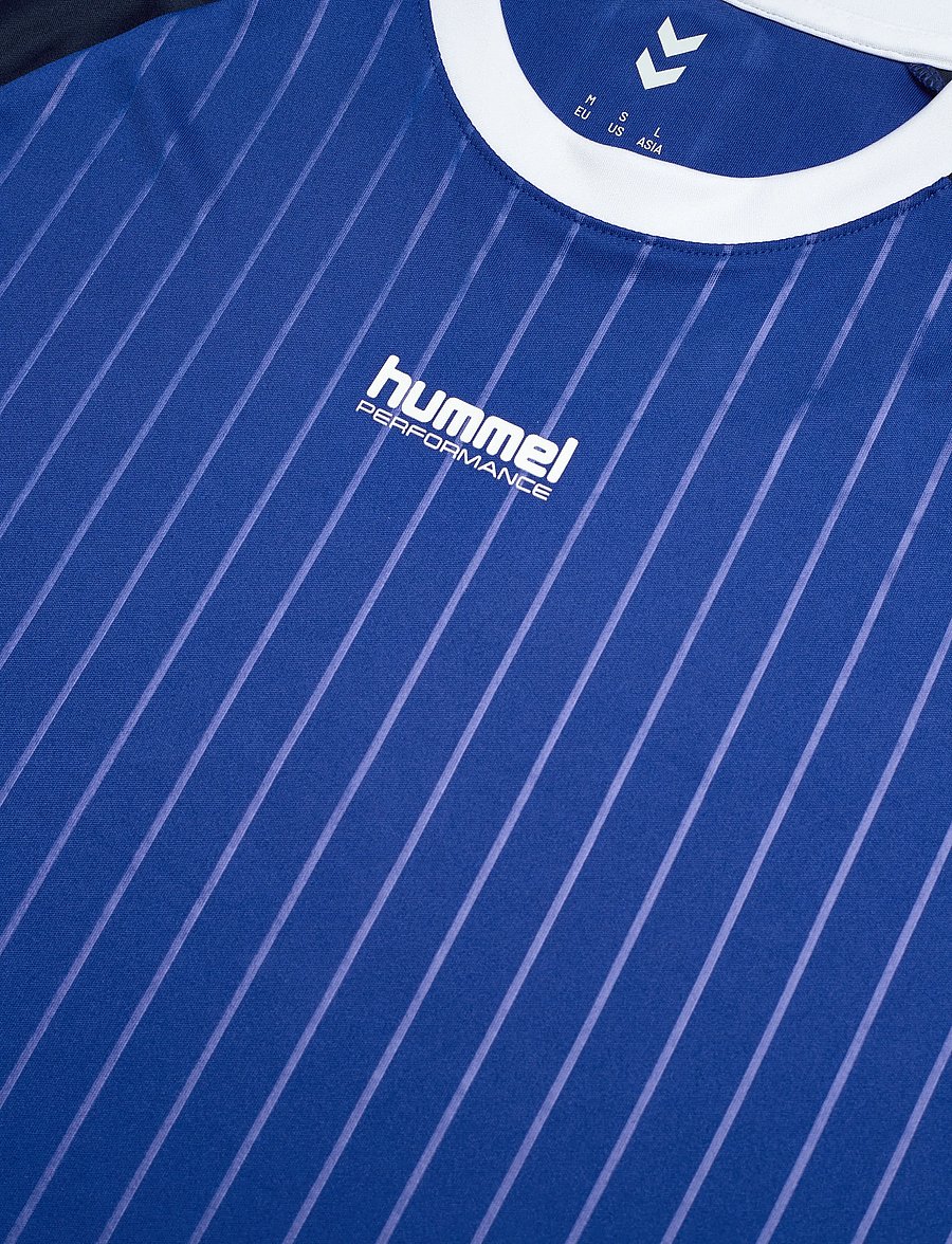 Hummel - hmlPULSE STRIPE T-SHIRT S/S - t-shirts - surf the web - 2