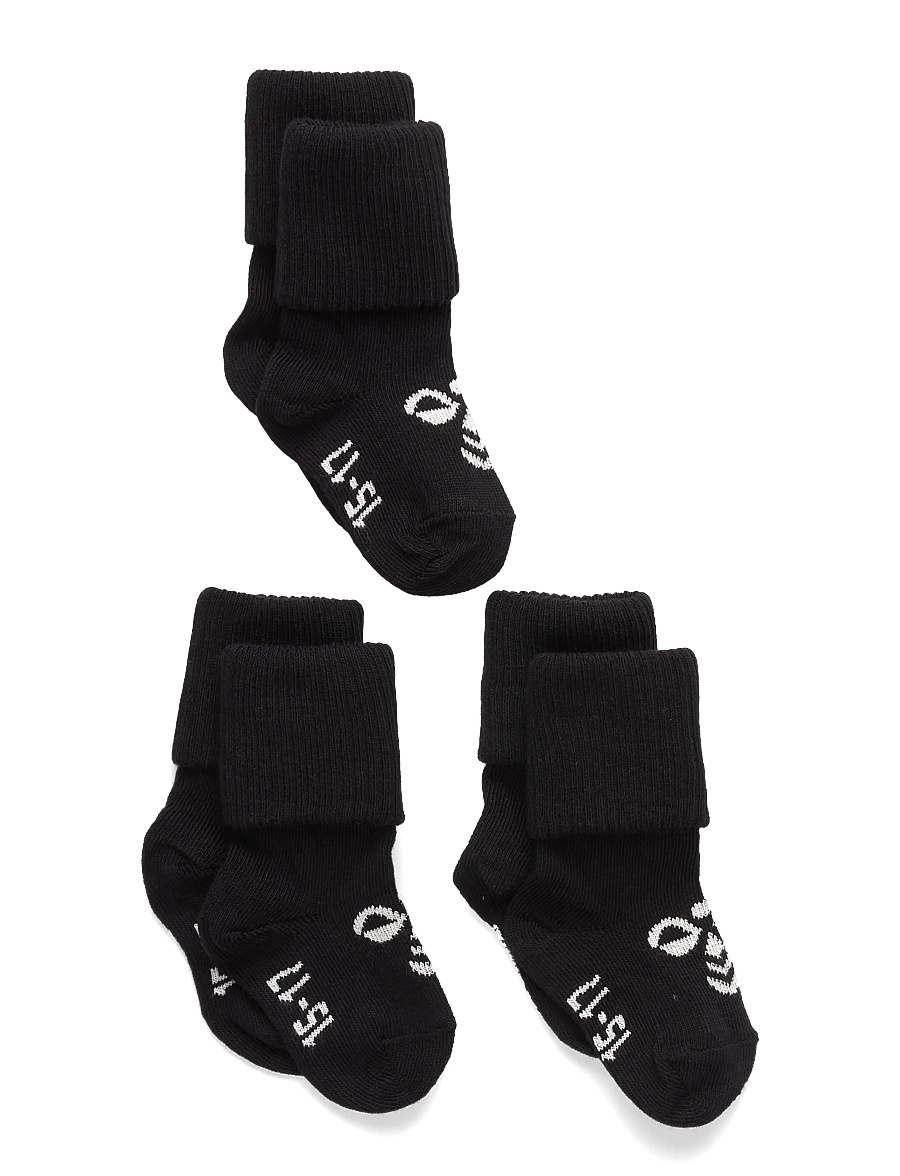 Hummel - hmlMINI BEE 3-PACK SOCK - babysokker - black - 0