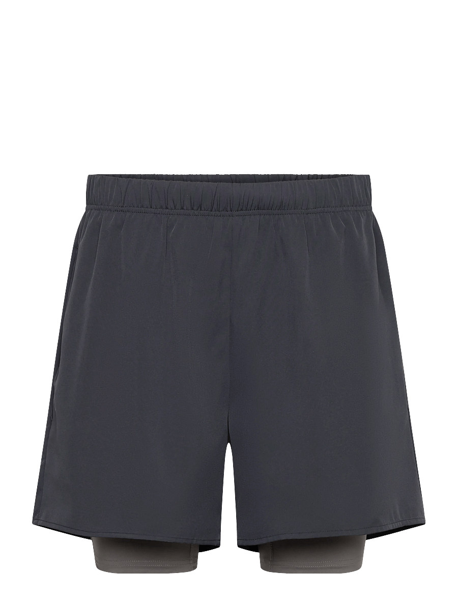 Hummel - hmlHIIT INTENSITY 2 IN 1 SHORTS - träningsshorts - ebony - 0
