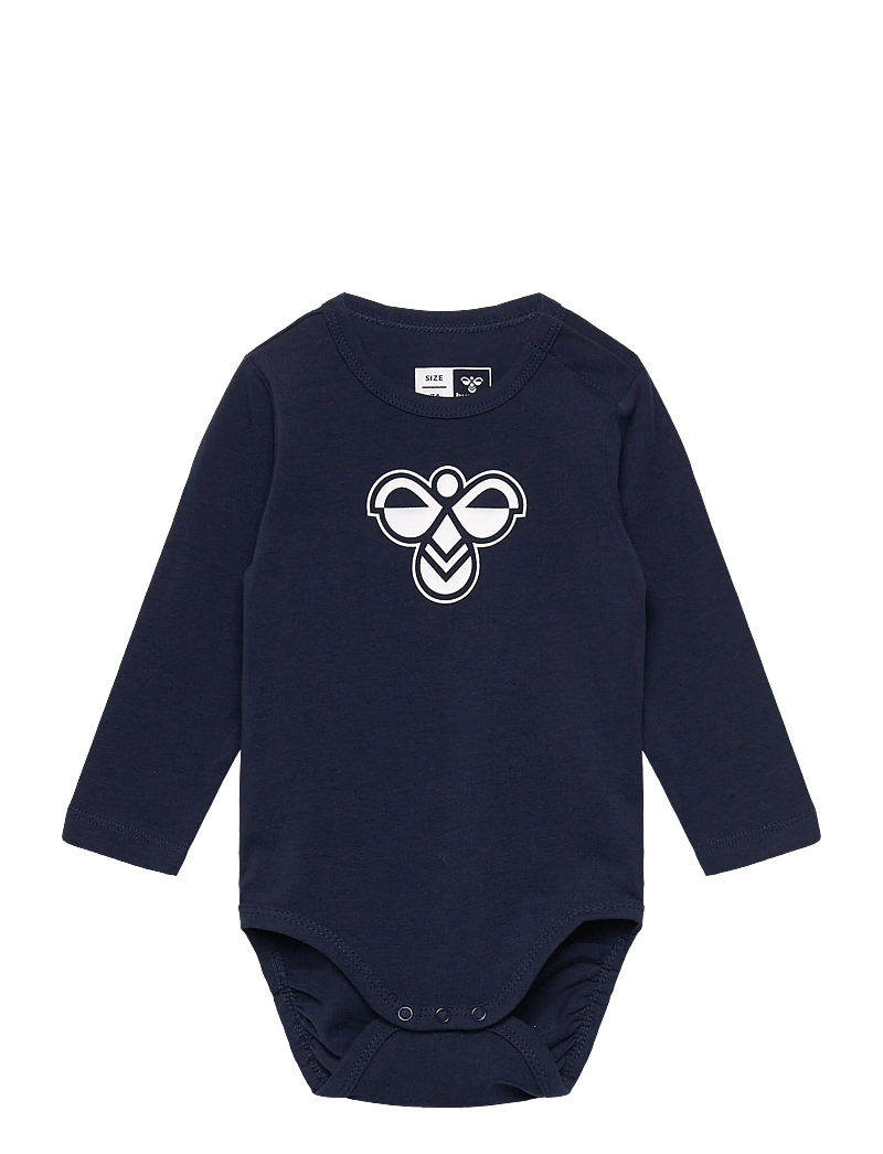 Hummel - hmlMINI LOGO BODY L/S - langærmede bodyer - dress blues - 0