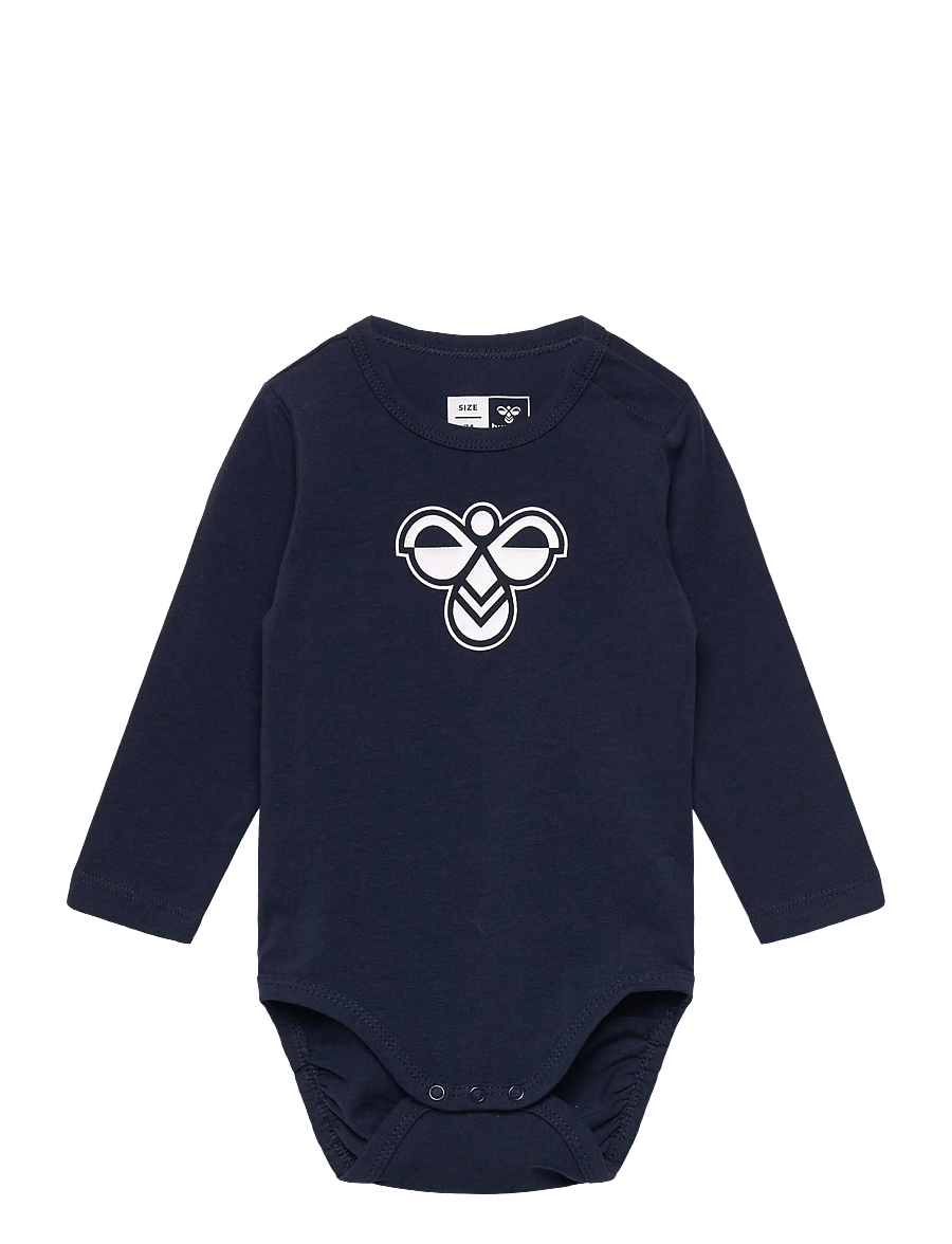 Hummel - hmlMINI LOGO BODY L/S - pikkade varrukatega bodid - dress blues - 0