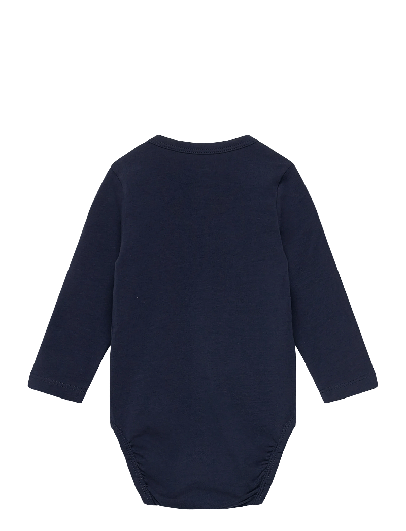 Hummel - hmlMINI LOGO BODY L/S - langærmede bodyer - dress blues - 1