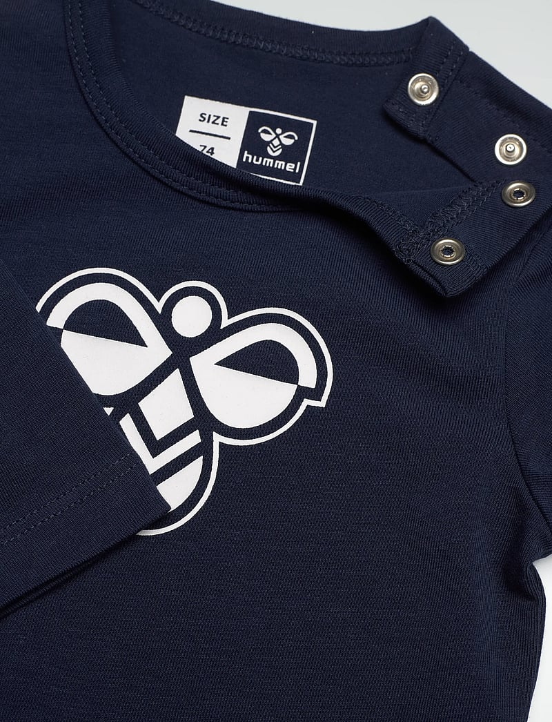 Hummel - hmlMINI LOGO BODY L/S - langærmede bodyer - dress blues - 2