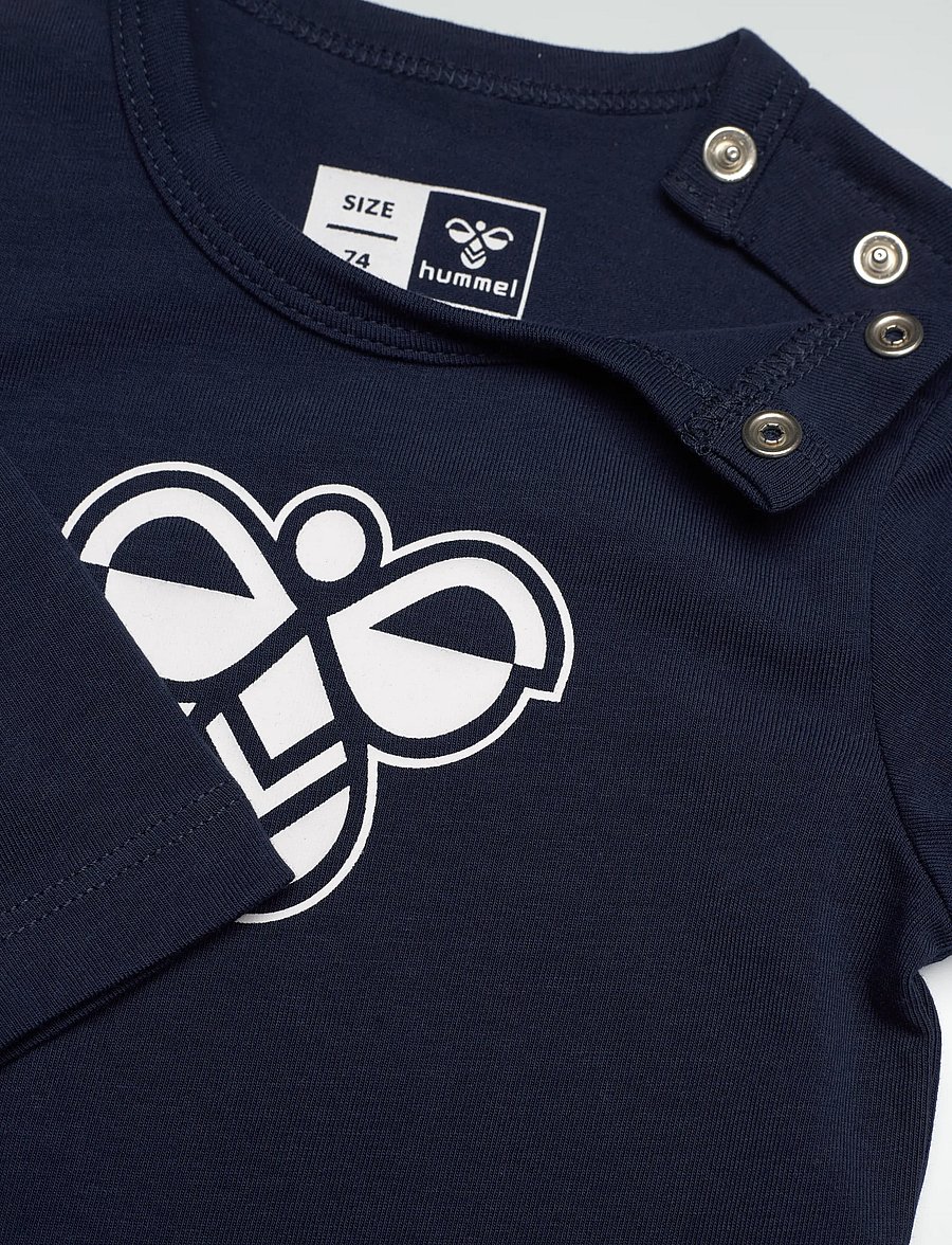 Hummel - hmlMINI LOGO BODY L/S - pikkade varrukatega bodid - dress blues - 2