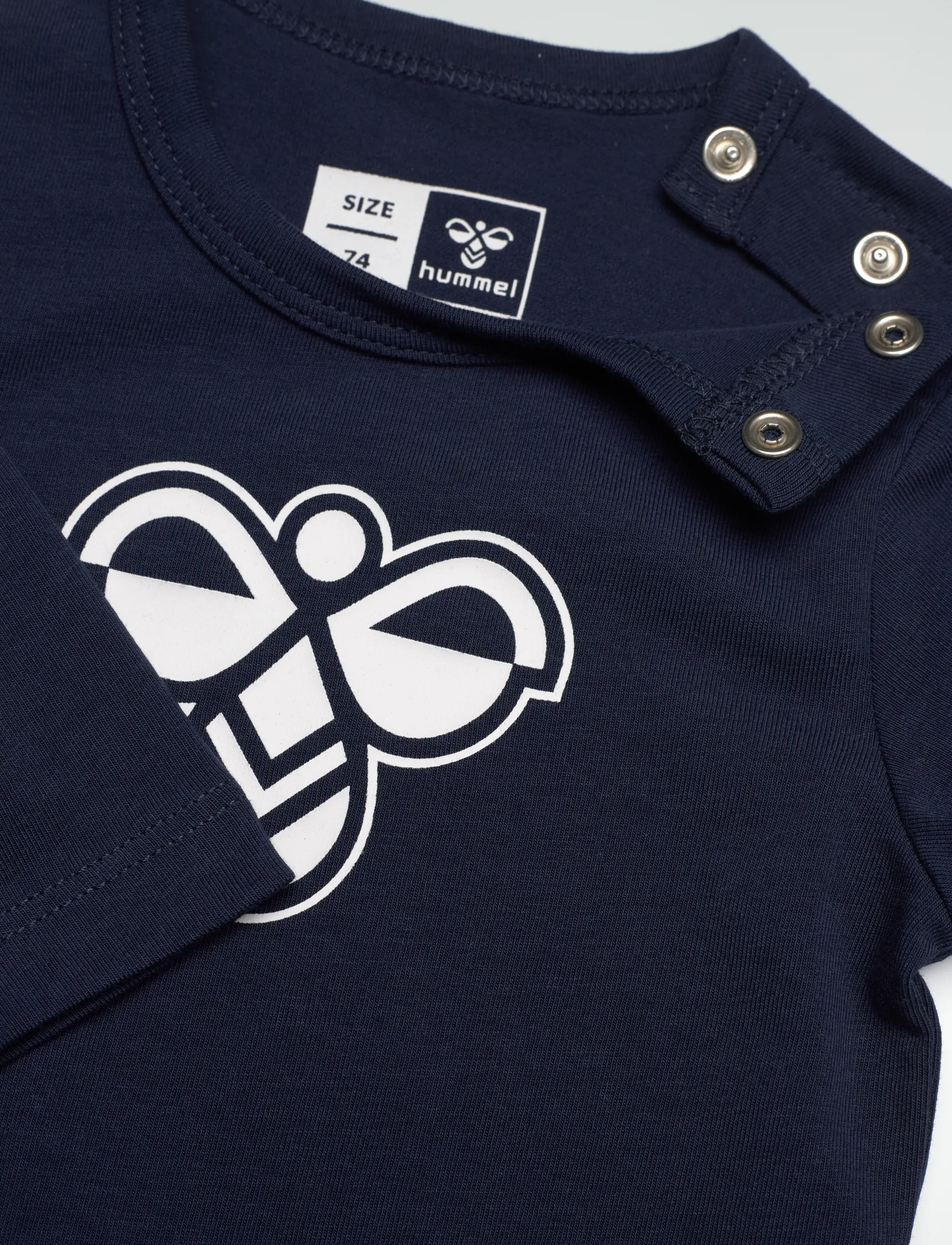 Hummel - hmlMINI LOGO BODY L/S - pikkade varrukatega bodid - dress blues - 2