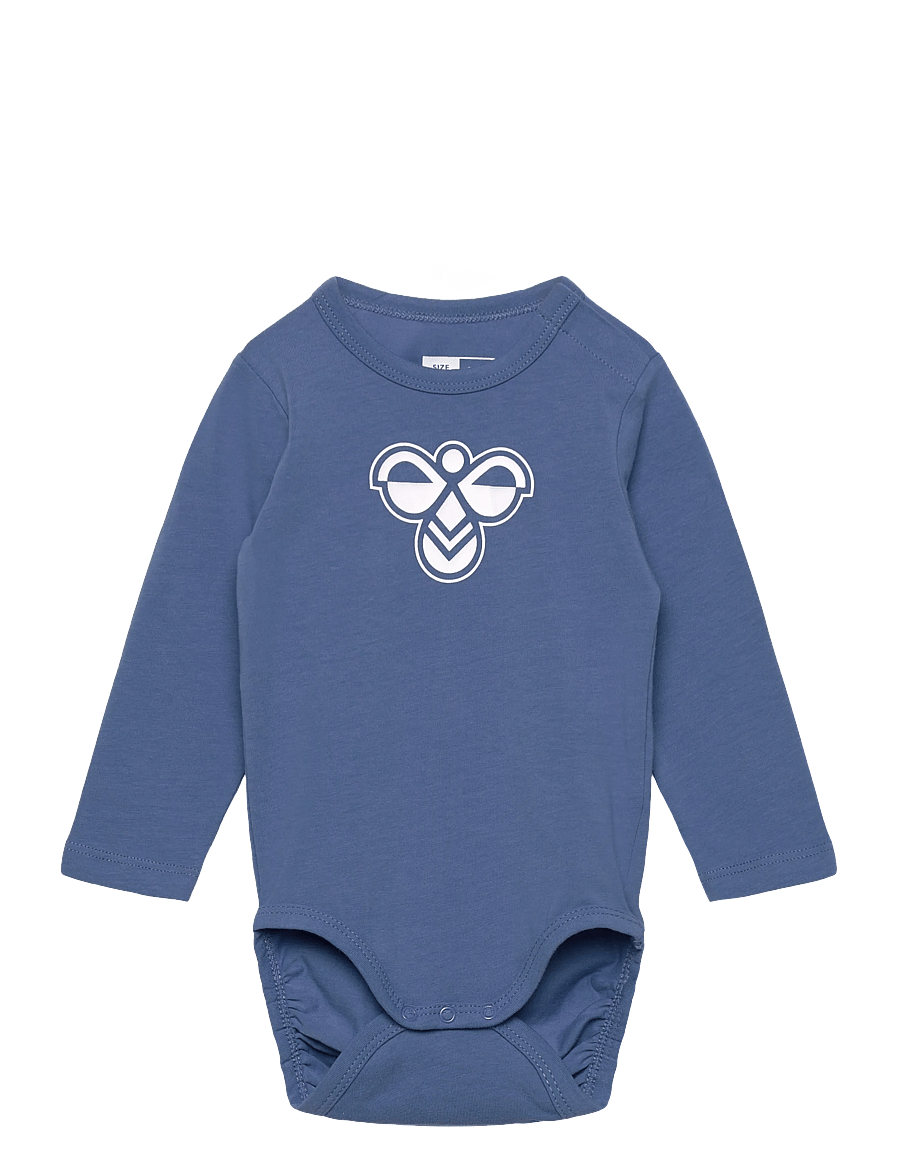 Hummel - hmlMINI LOGO BODY L/S - body z długimi rękawami - dutch blue - 0