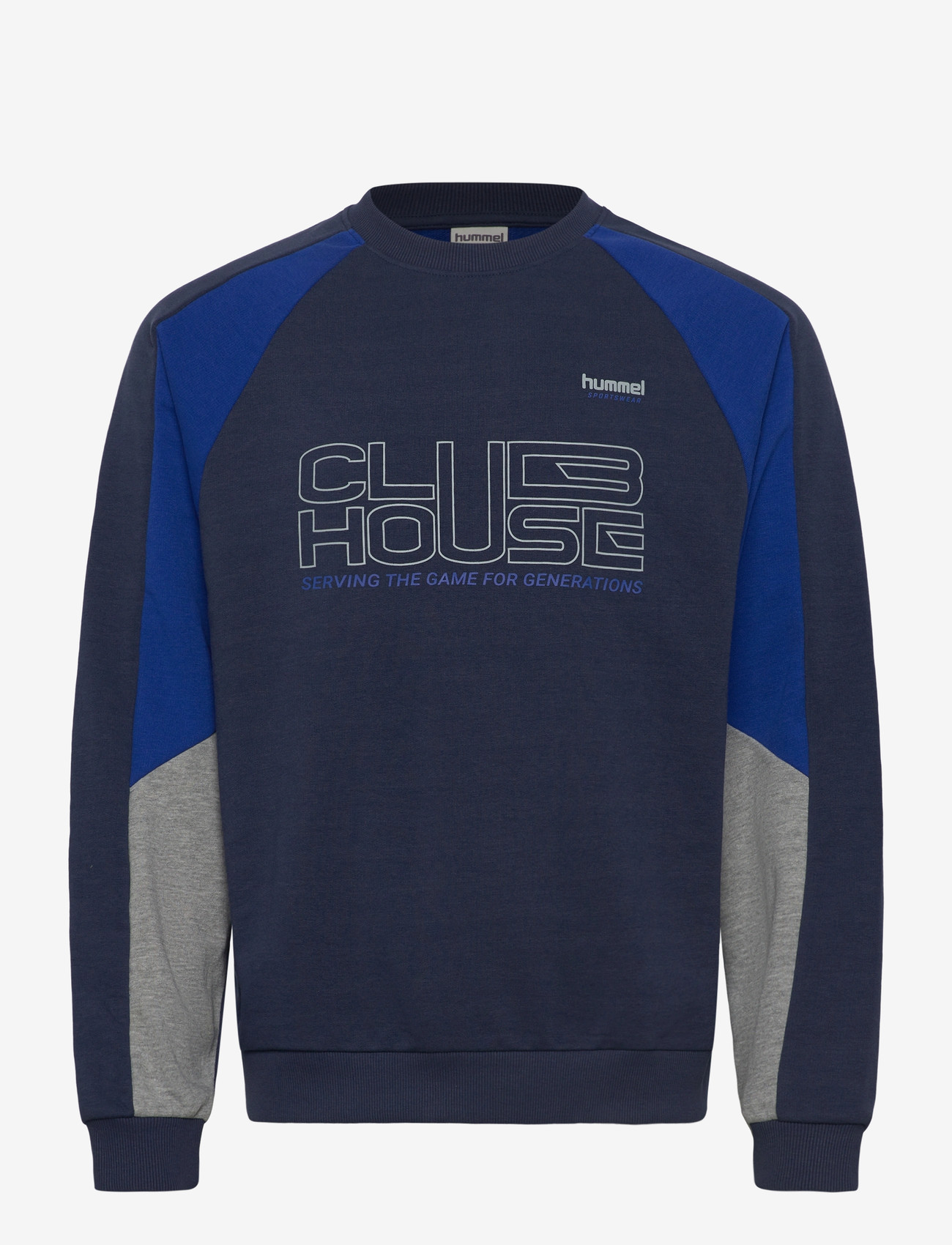 Hummel - hmlOVERSIZED ICONIC CREW CH - alussärgid - dress blues - 0