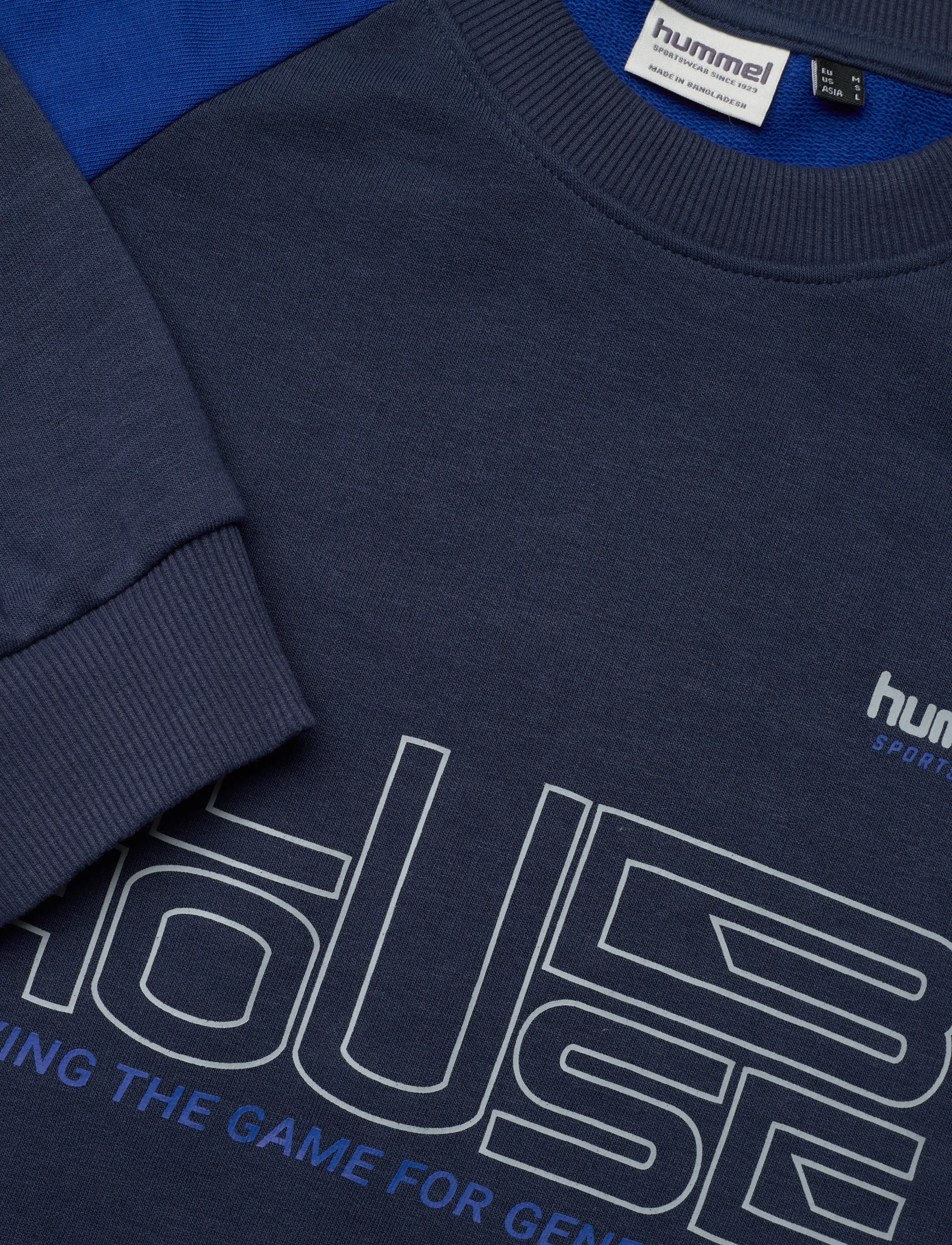 Hummel - hmlOVERSIZED ICONIC CREW CH - sport - dress blues - 2