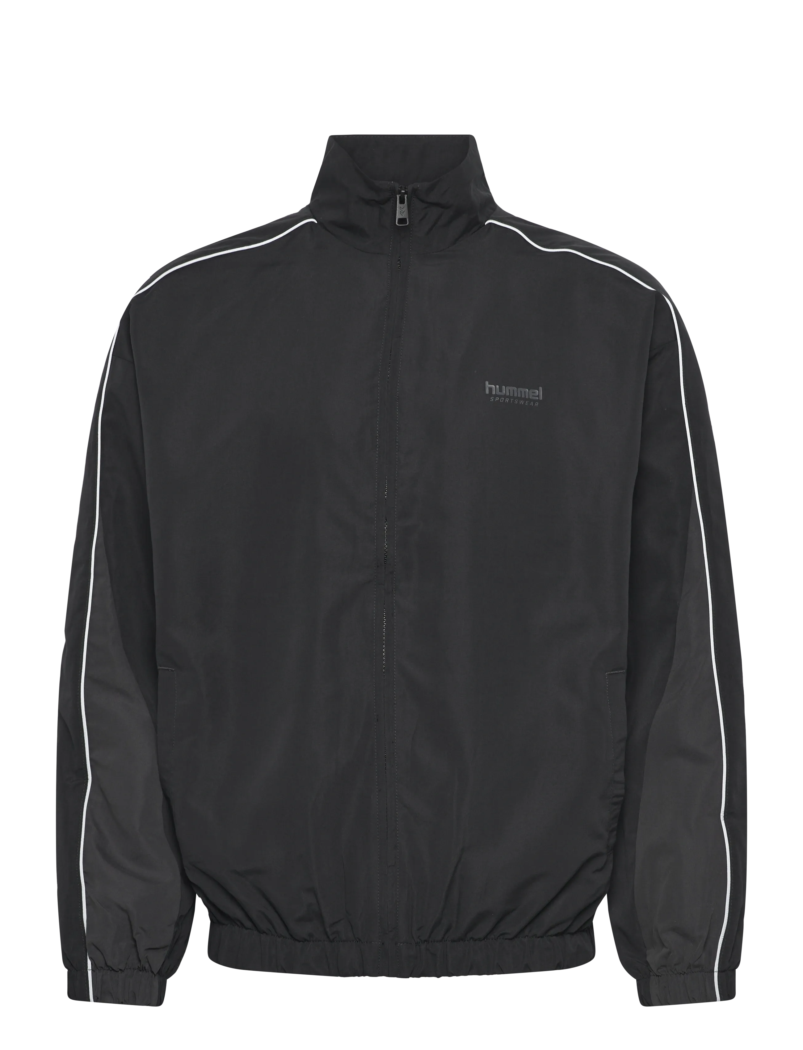 Hummel Hmlloose Track Jacket Overdelecorer, L, Black, Sport Jackets > Sport Training Jackets, Herre