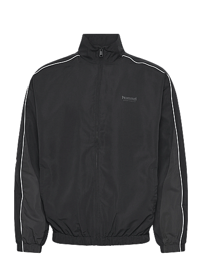 Hummel hmlLOOSE TRACK JACKET TOPSCORER - Outerwear - BLACK/EBONY / black