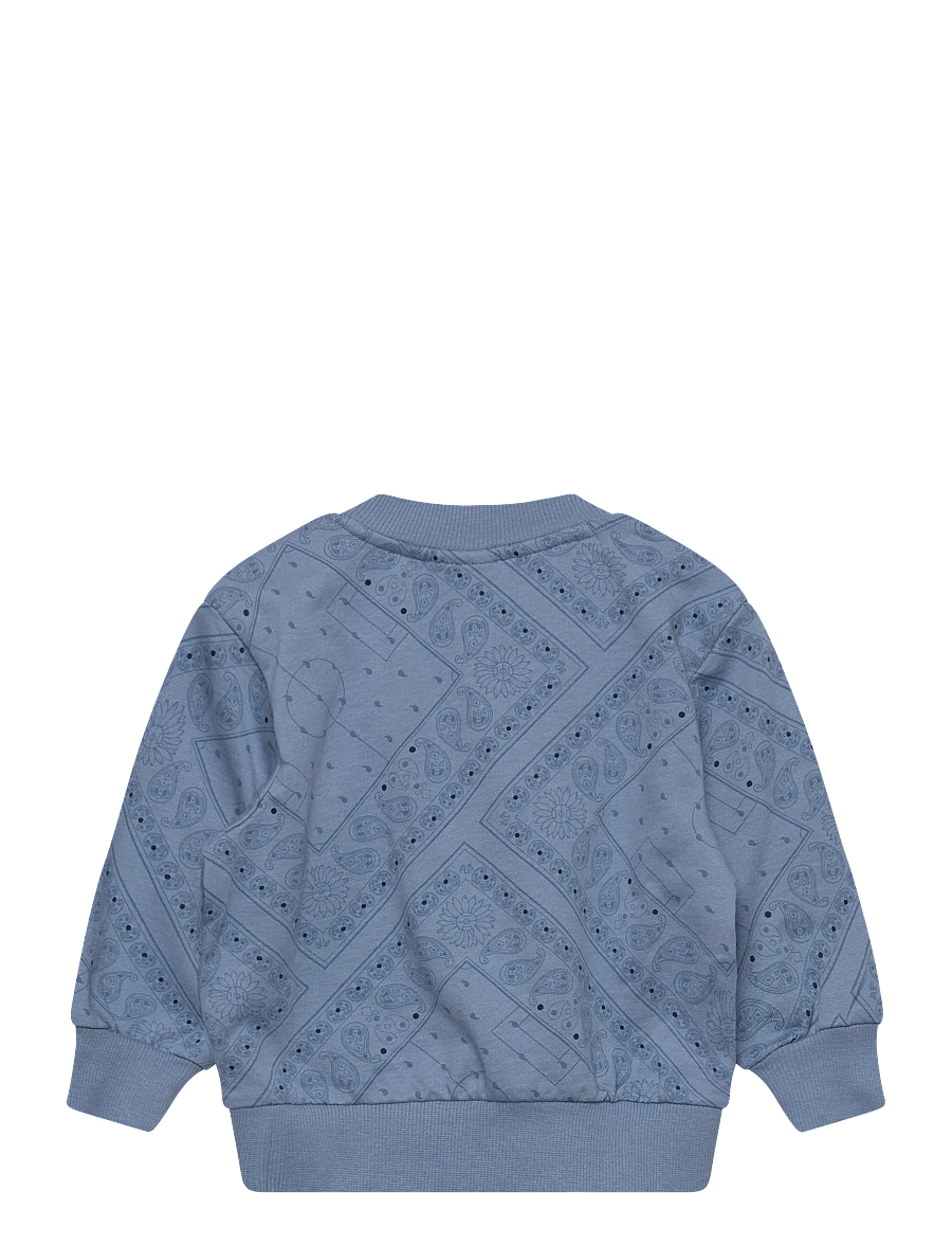 Hummel - hmlMINI LOOSE PAISLEY AOP SWEATSHIR - joggingpeysur - faded denim - 1