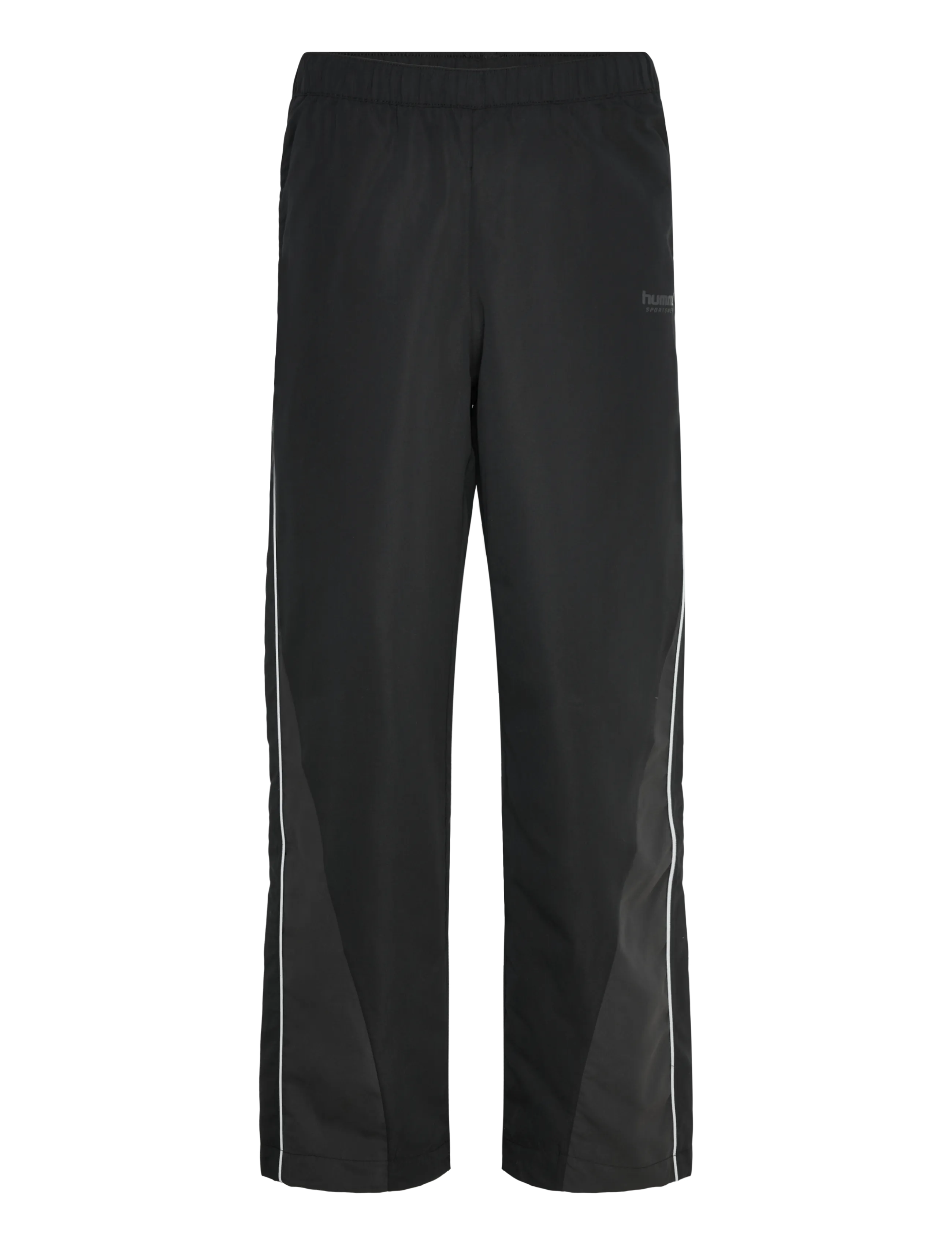 Hummel hmlLOOSE TRACK PANTS TOPSCORER - Jogginghosen - BLACK/EBONY / black