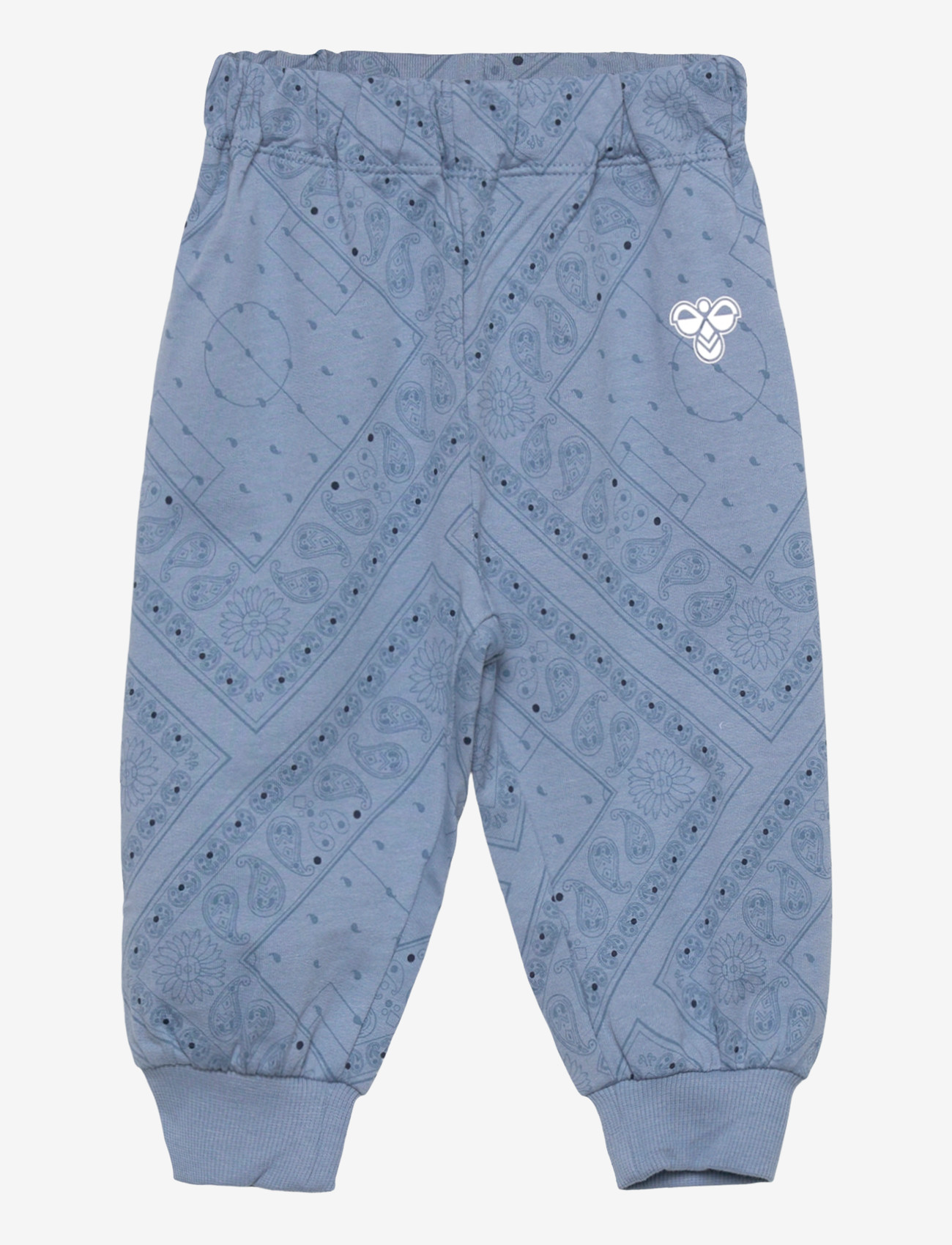 Hummel - hmlMINI LOOSE PAISLEY AOP PANTS - sweatpants - faded denim - 0