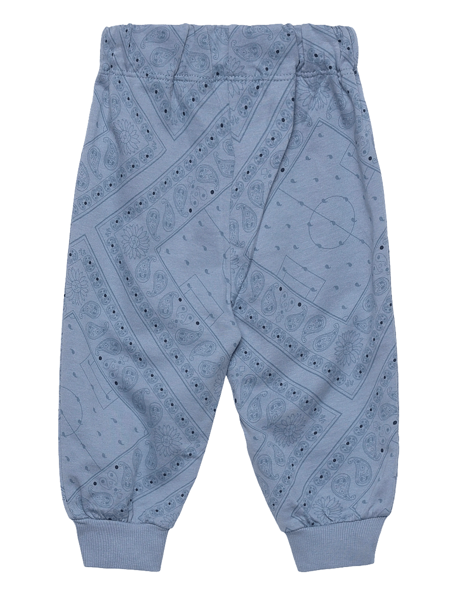 Hummel - hmlMINI LOOSE PAISLEY AOP PANTS - jogginghosen - faded denim - 1